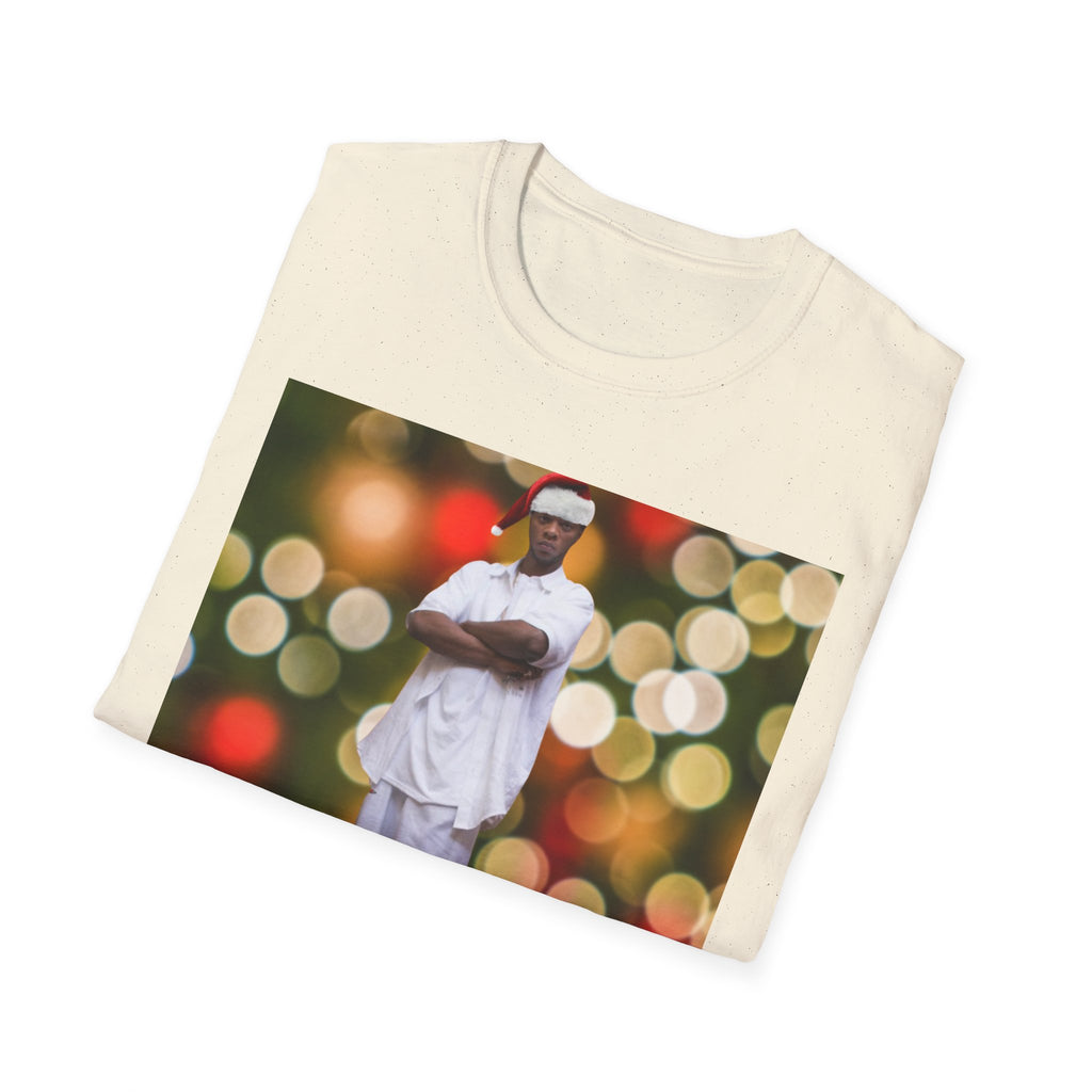 Holiday Bokeh Photo T-Shirt — Retro Photo Portrait Tee