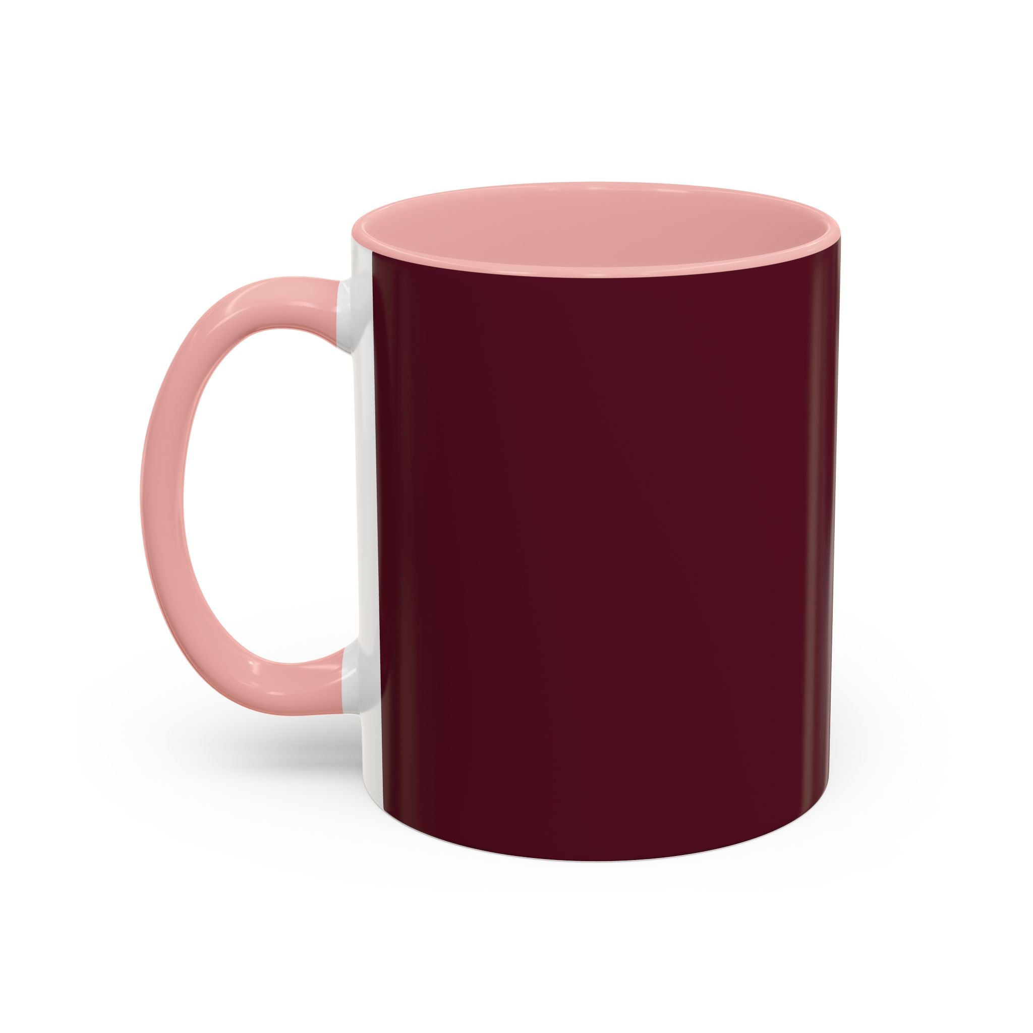 Proverbs 6:9 Burgundy Accent Coffee Mug – Inspirational Scripture Ceramic Mug