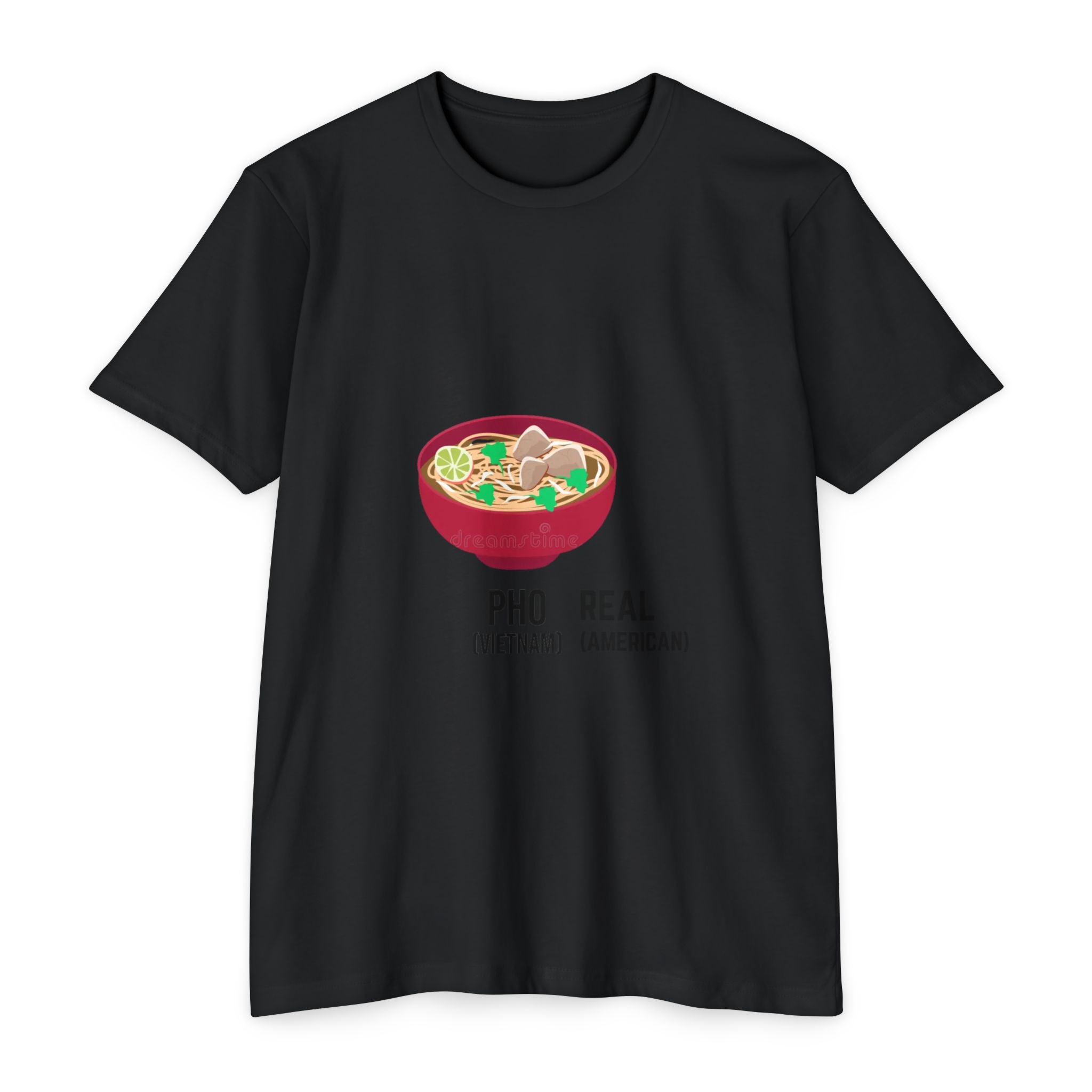 Pho Real T‑Shirt — Funny Vietnamese American Noodle Bowl Tee