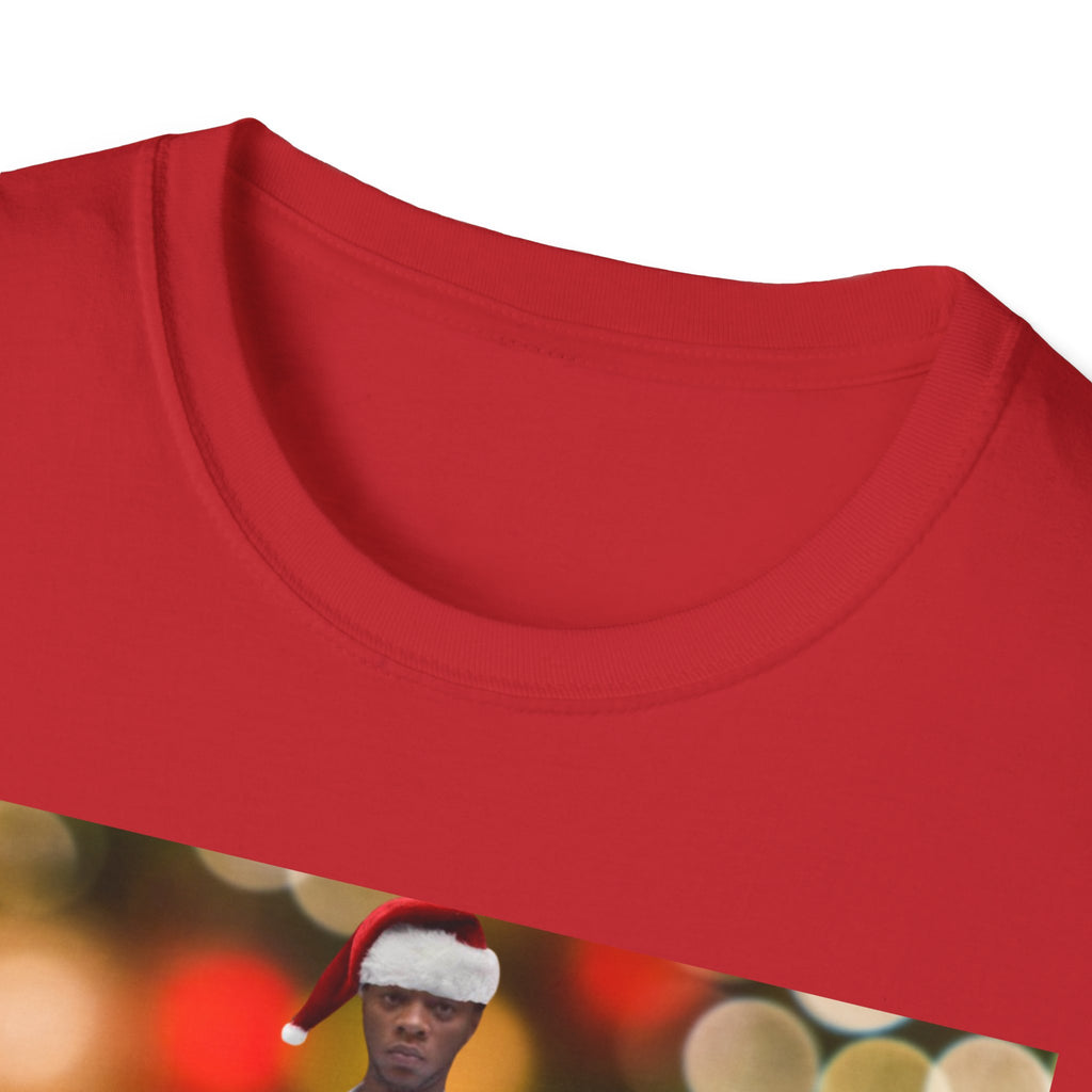 Holiday Bokeh Photo T-Shirt — Retro Photo Portrait Tee