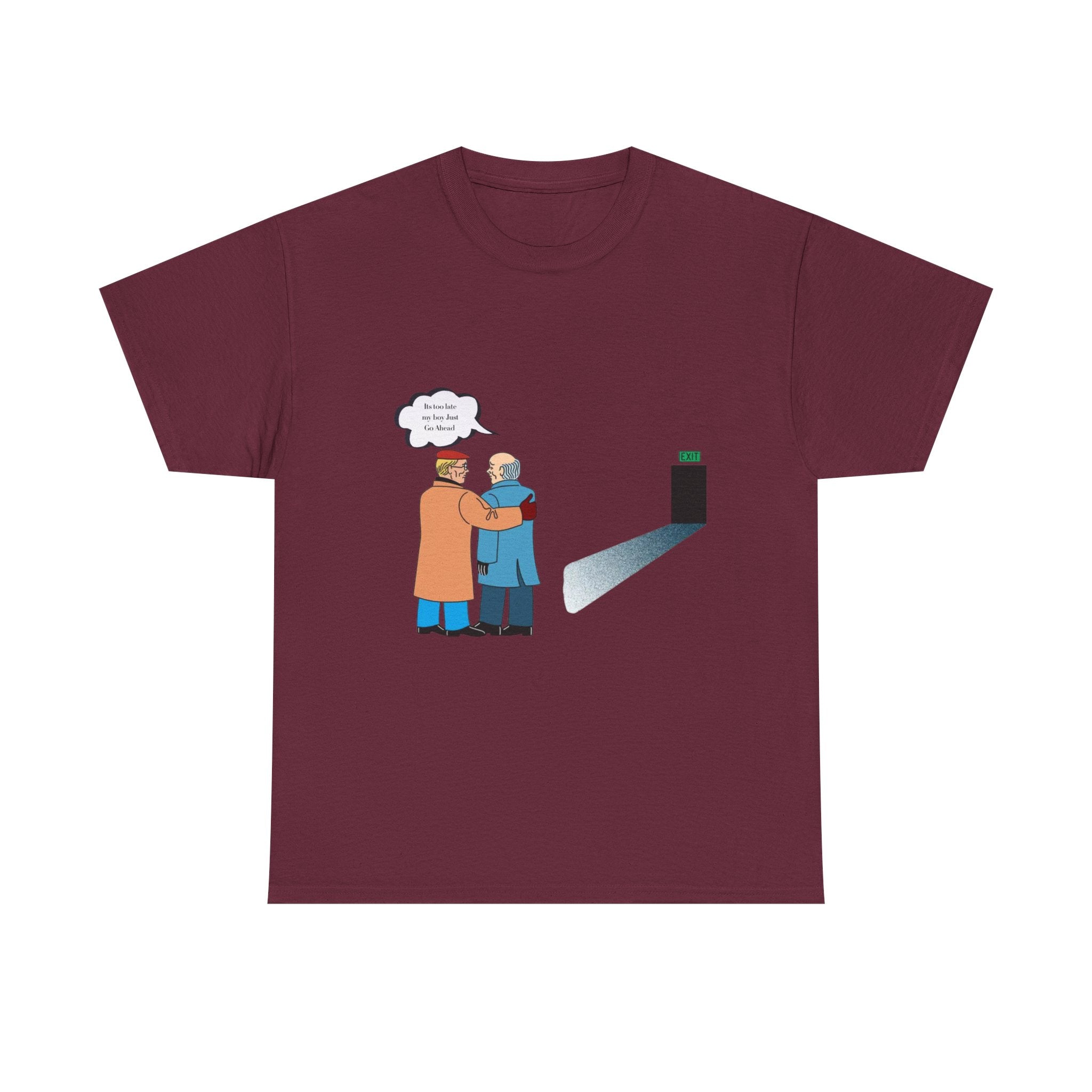 T-Shirt — Retro Hug Cartoon Tee with 'We're In This Together' Speech Bubble