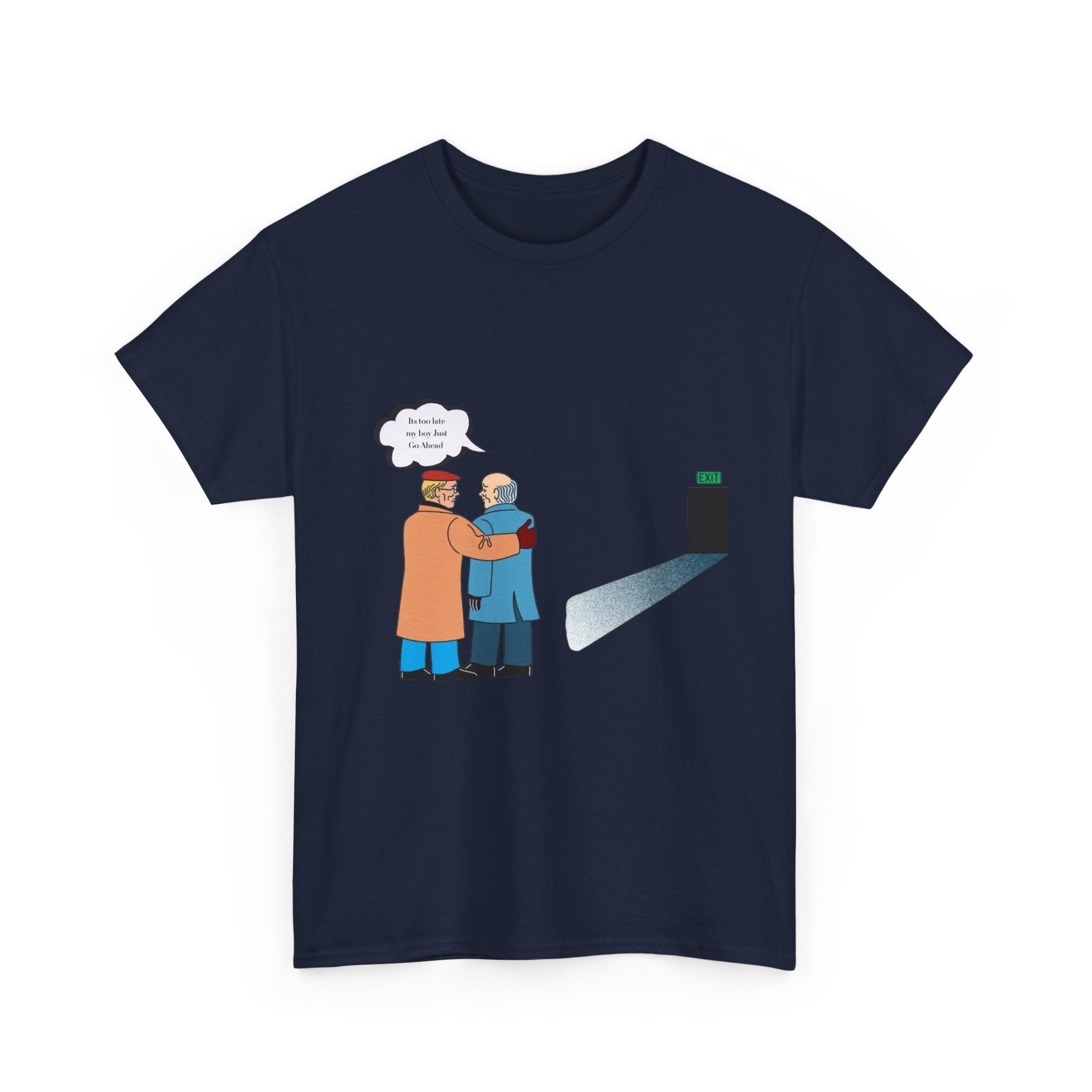 T-Shirt — Retro Hug Cartoon Tee with 'We're In This Together' Speech Bubble