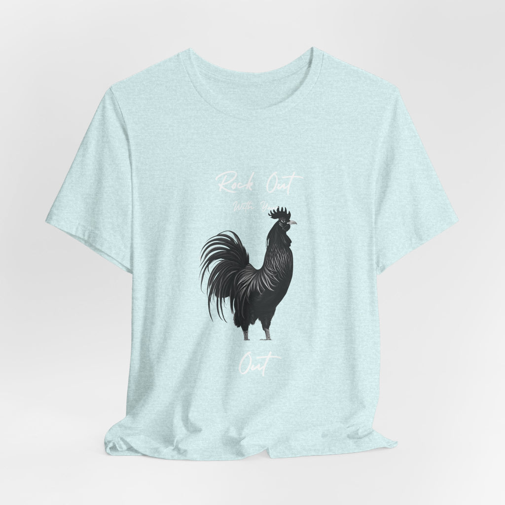 Rooster Silhouette Tee — Vintage Farmhouse Chicken T-Shirt