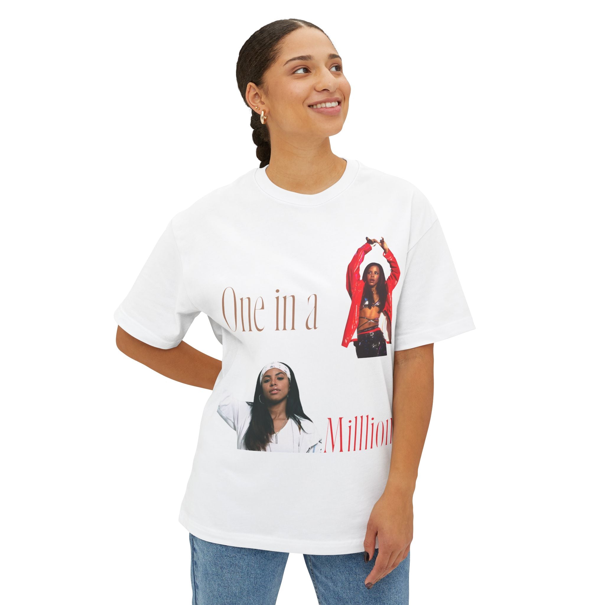 One in a Million Tee — Oversized Boxy Graphic T-Shirt