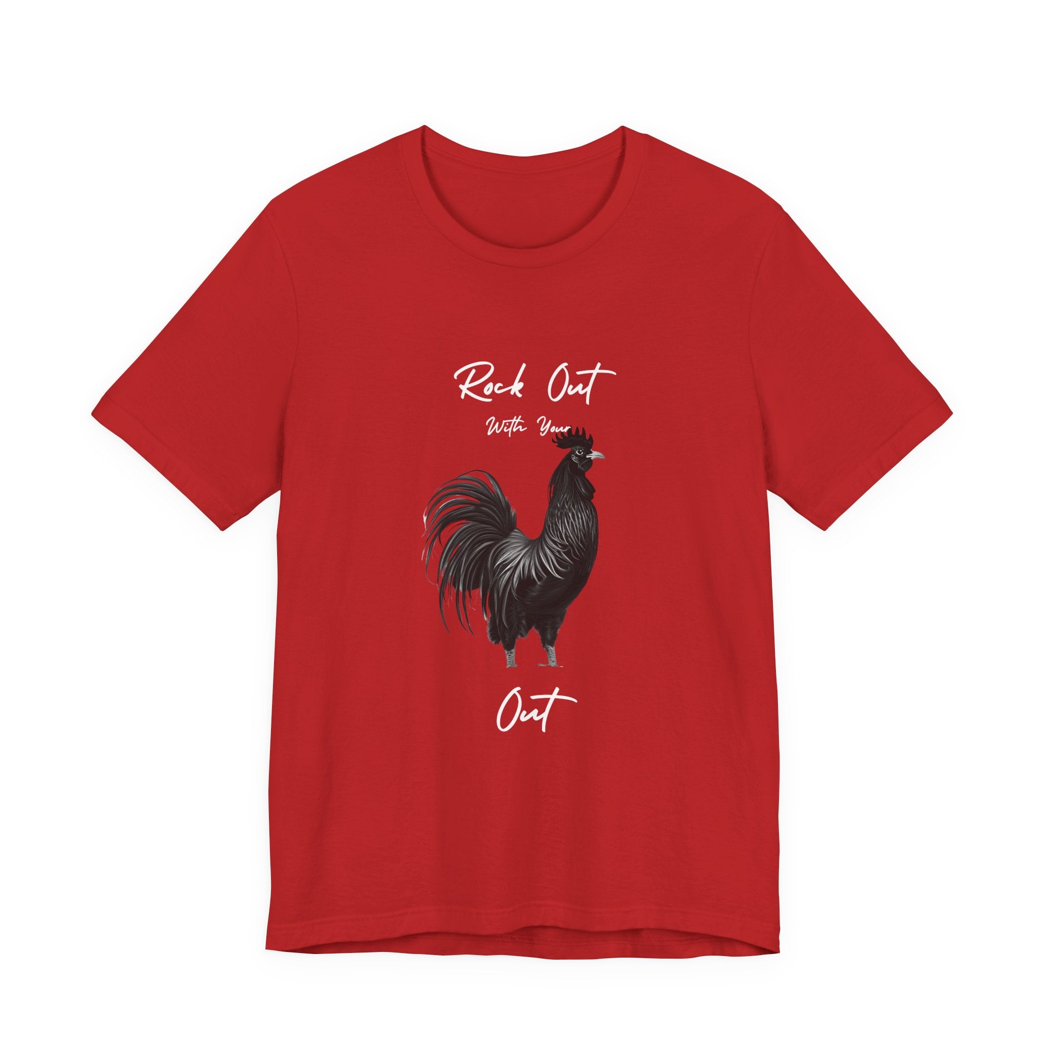 Rooster Silhouette Tee — Vintage Farmhouse Chicken T-Shirt