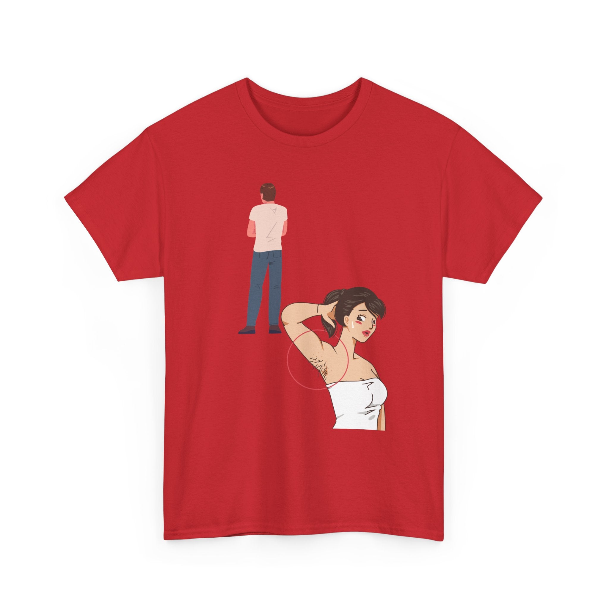 Retro Couple Illustration Tee — “Keep It Fresh” Graphic Cotton T-Shirt