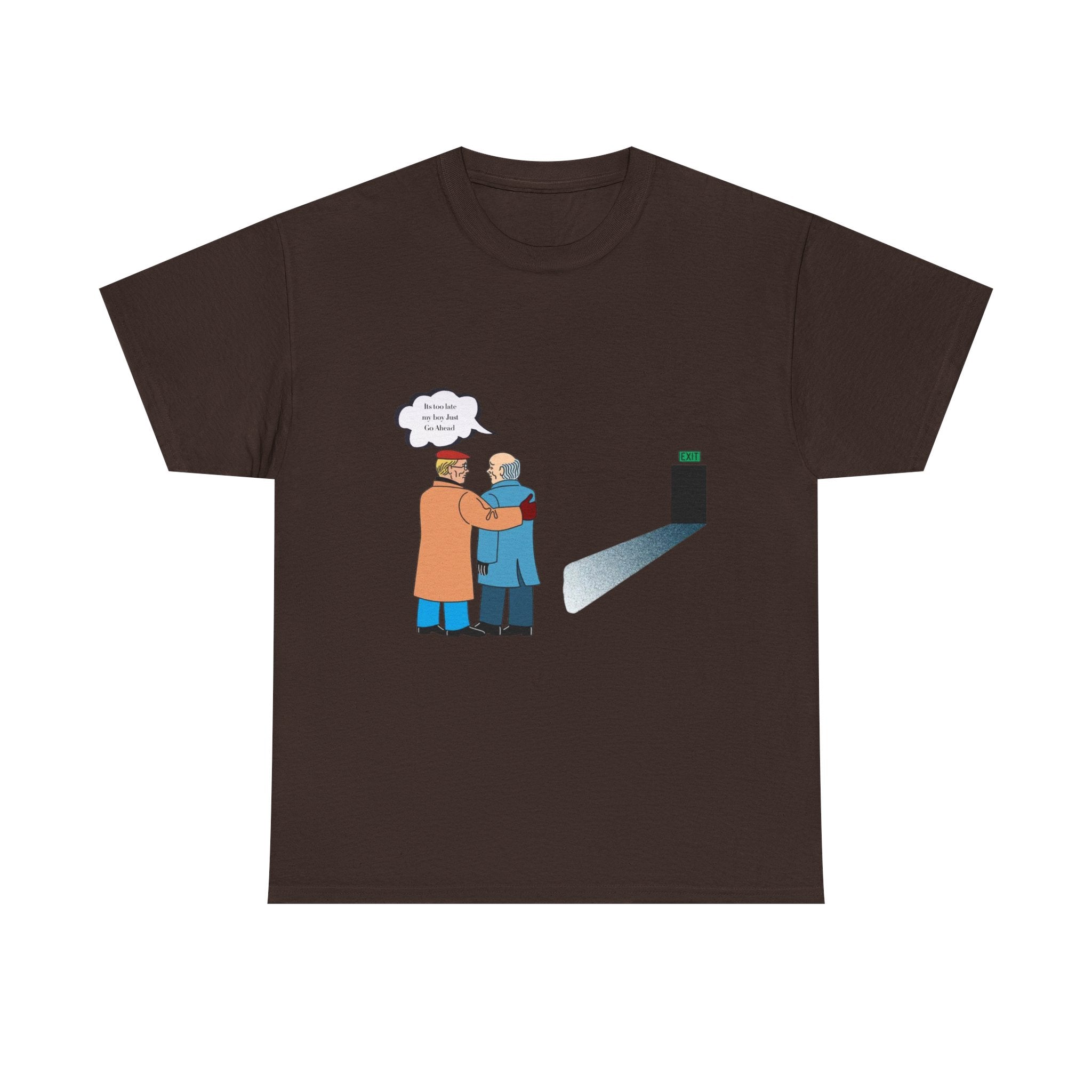 T-Shirt — Retro Hug Cartoon Tee with 'We're In This Together' Speech Bubble