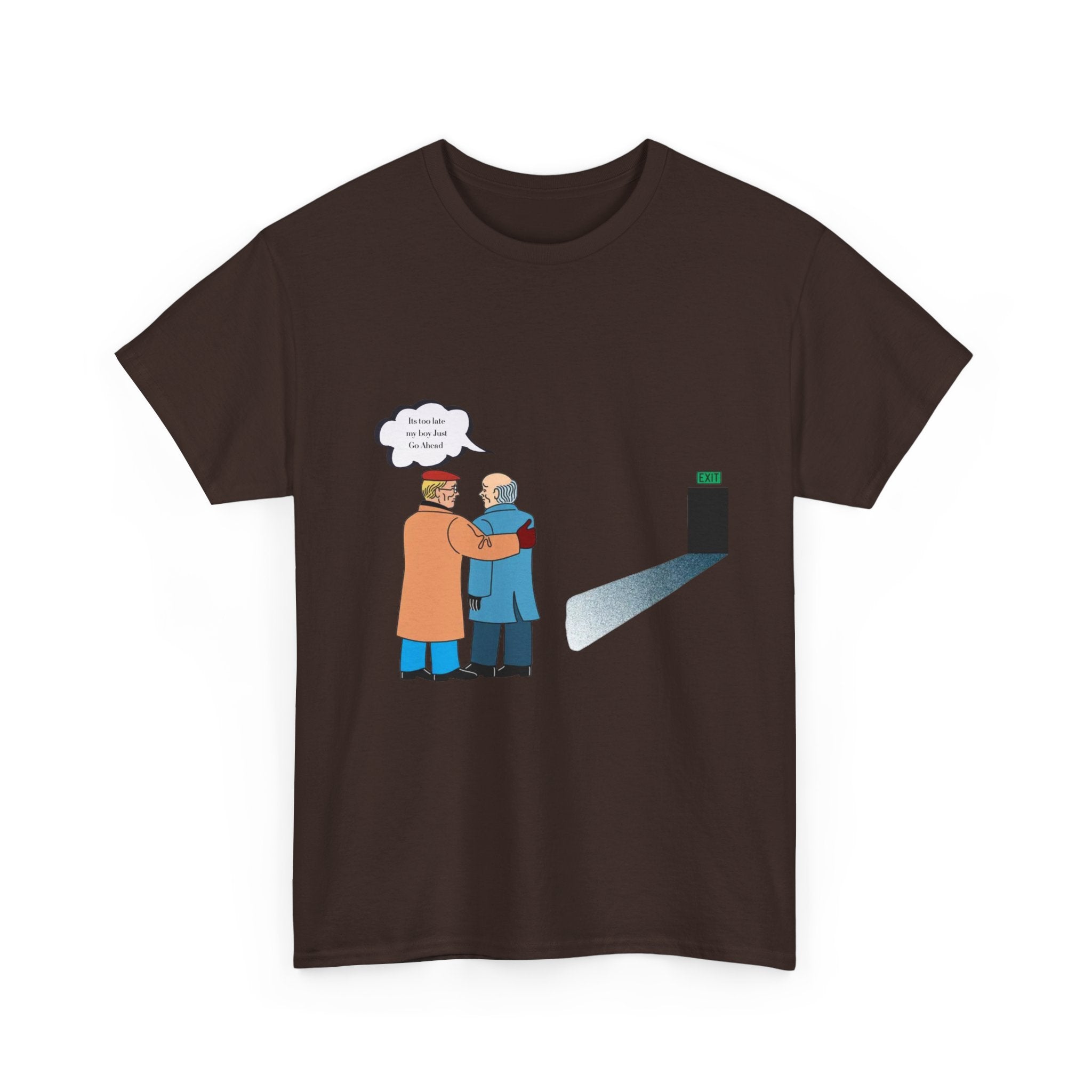 T-Shirt — Retro Hug Cartoon Tee with 'We're In This Together' Speech Bubble