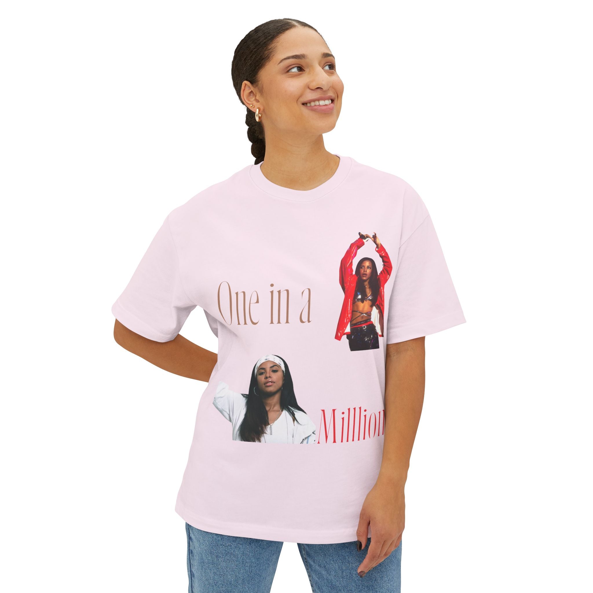 One in a Million Tee — Oversized Boxy Graphic T-Shirt