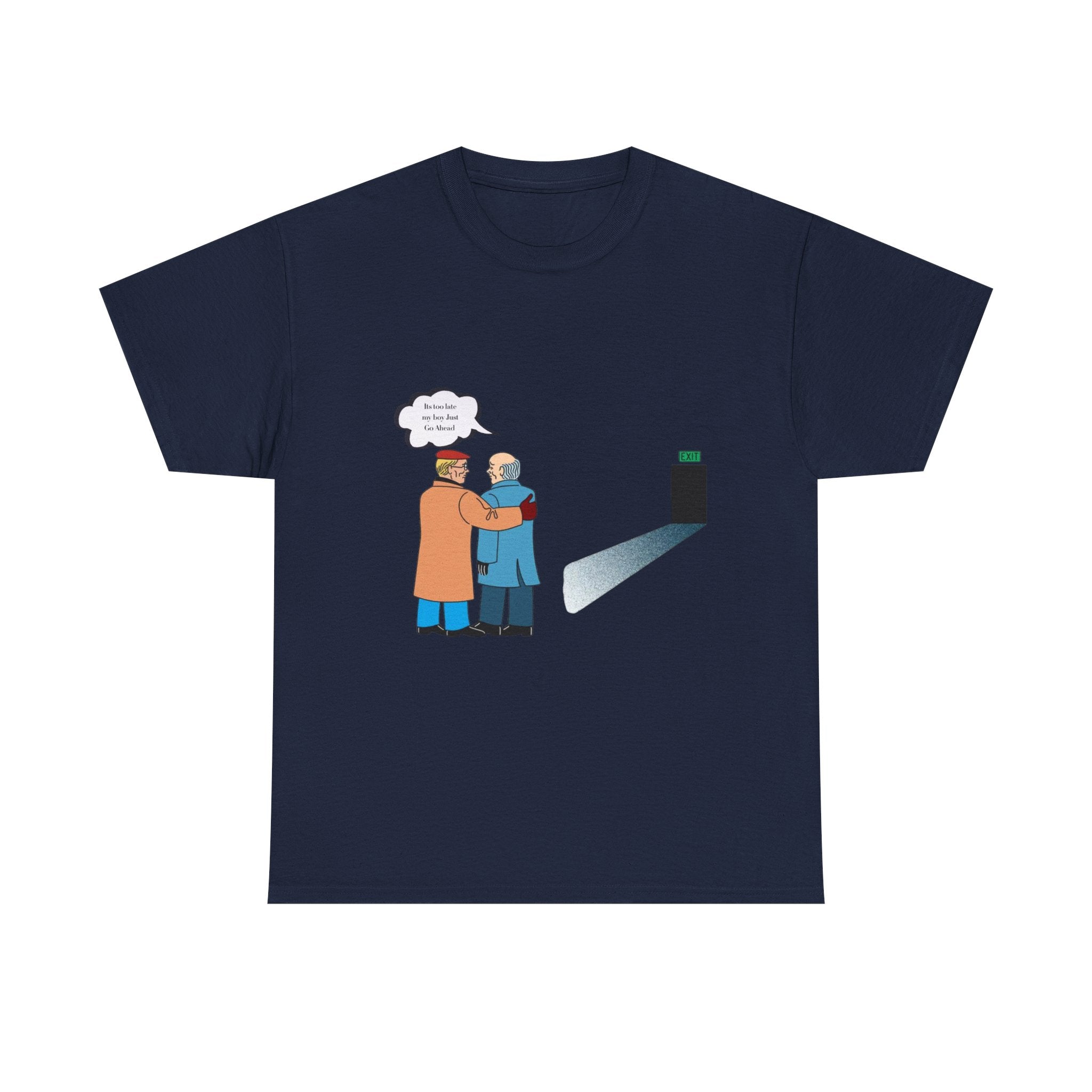 T-Shirt — Retro Hug Cartoon Tee with 'We're In This Together' Speech Bubble
