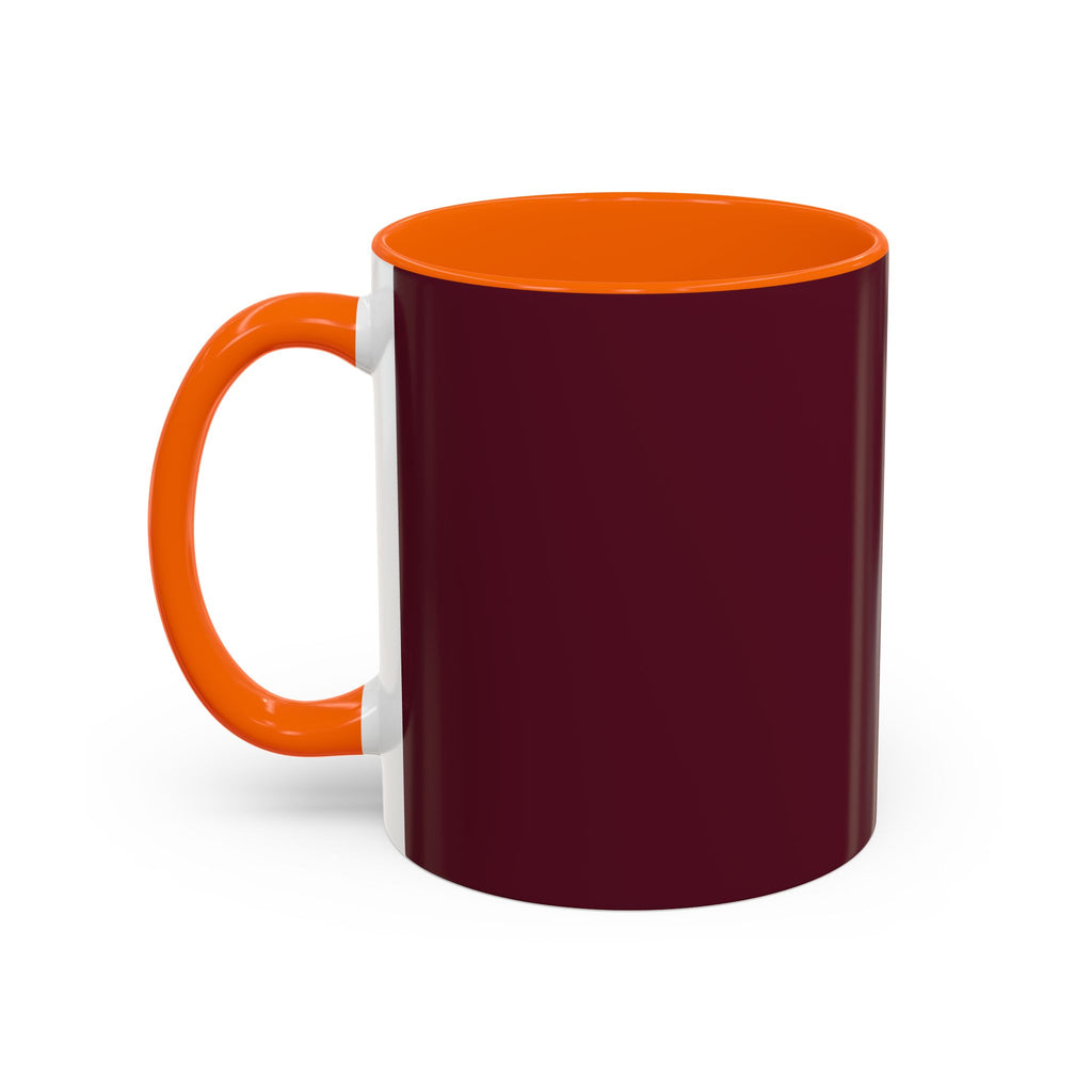 Proverbs 6:9 Burgundy Accent Coffee Mug – Inspirational Scripture Ceramic Mug