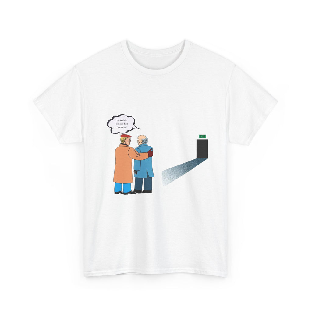 T-Shirt — Retro Hug Cartoon Tee with 'We're In This Together' Speech Bubble