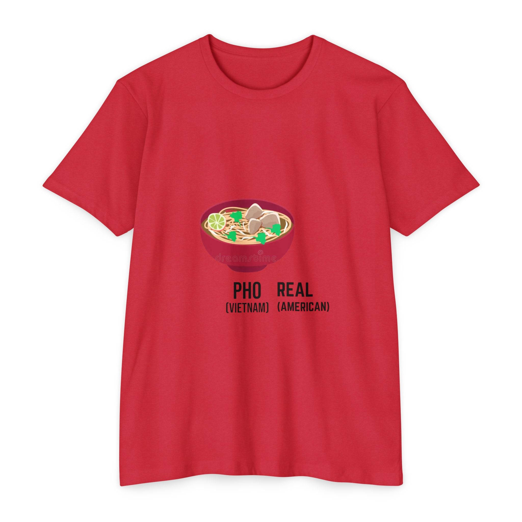 Pho Real T‑Shirt — Funny Vietnamese American Noodle Bowl Tee
