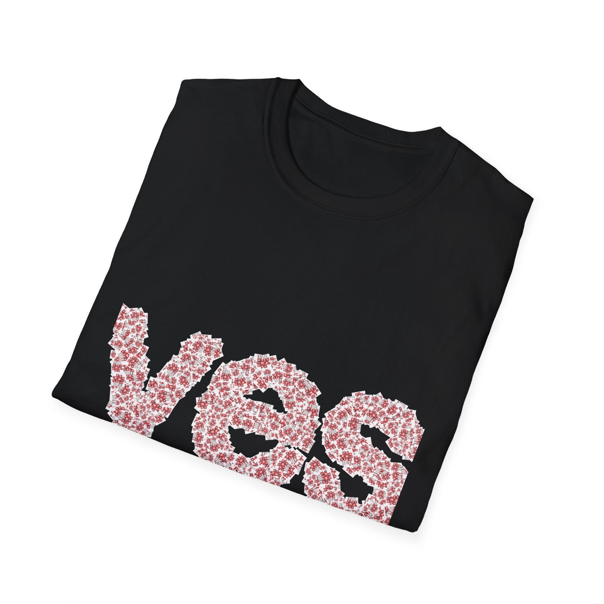Yes Floral Graphic T-Shirt — Pink Petal Typography Tee