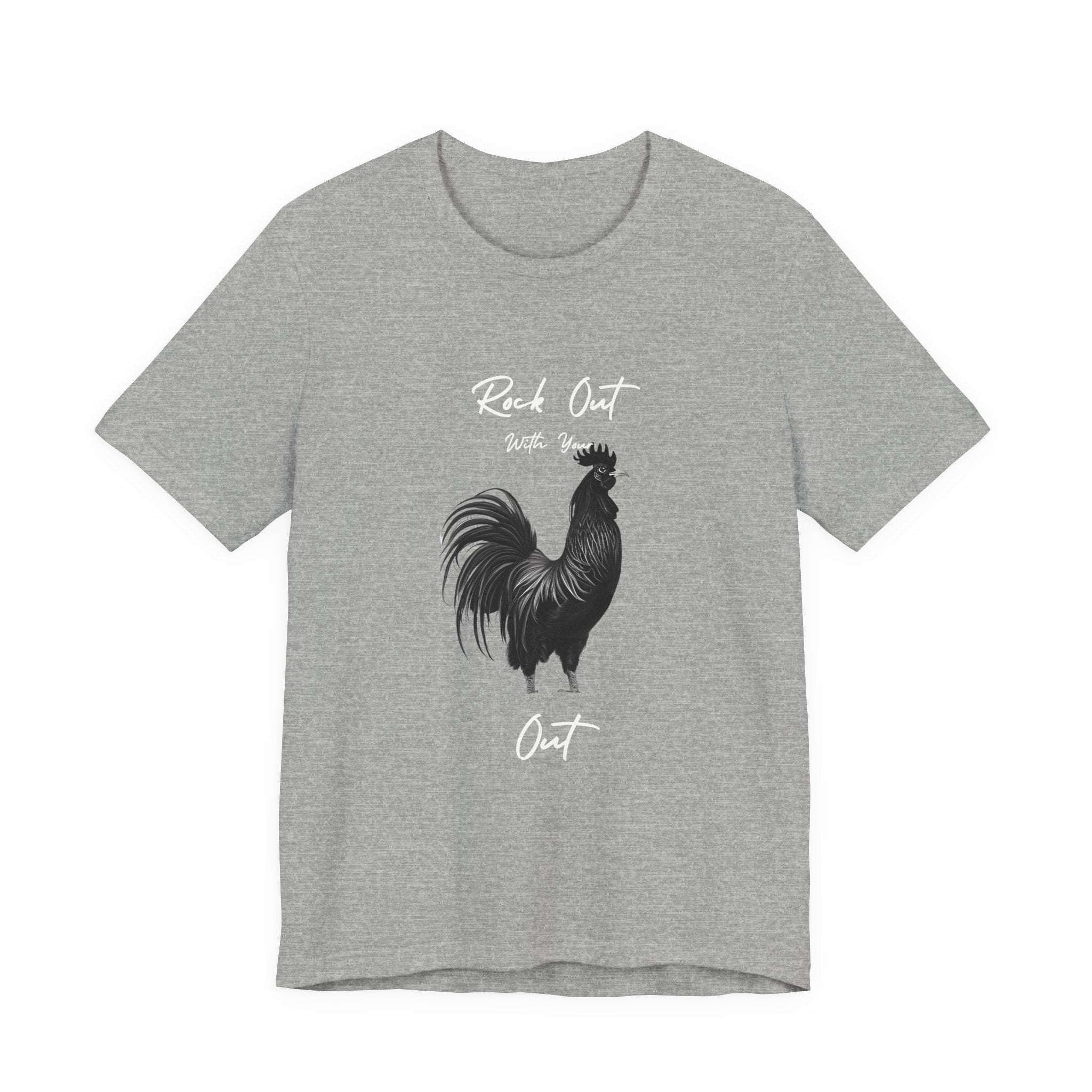 Rooster Silhouette Tee — Vintage Farmhouse Chicken T-Shirt