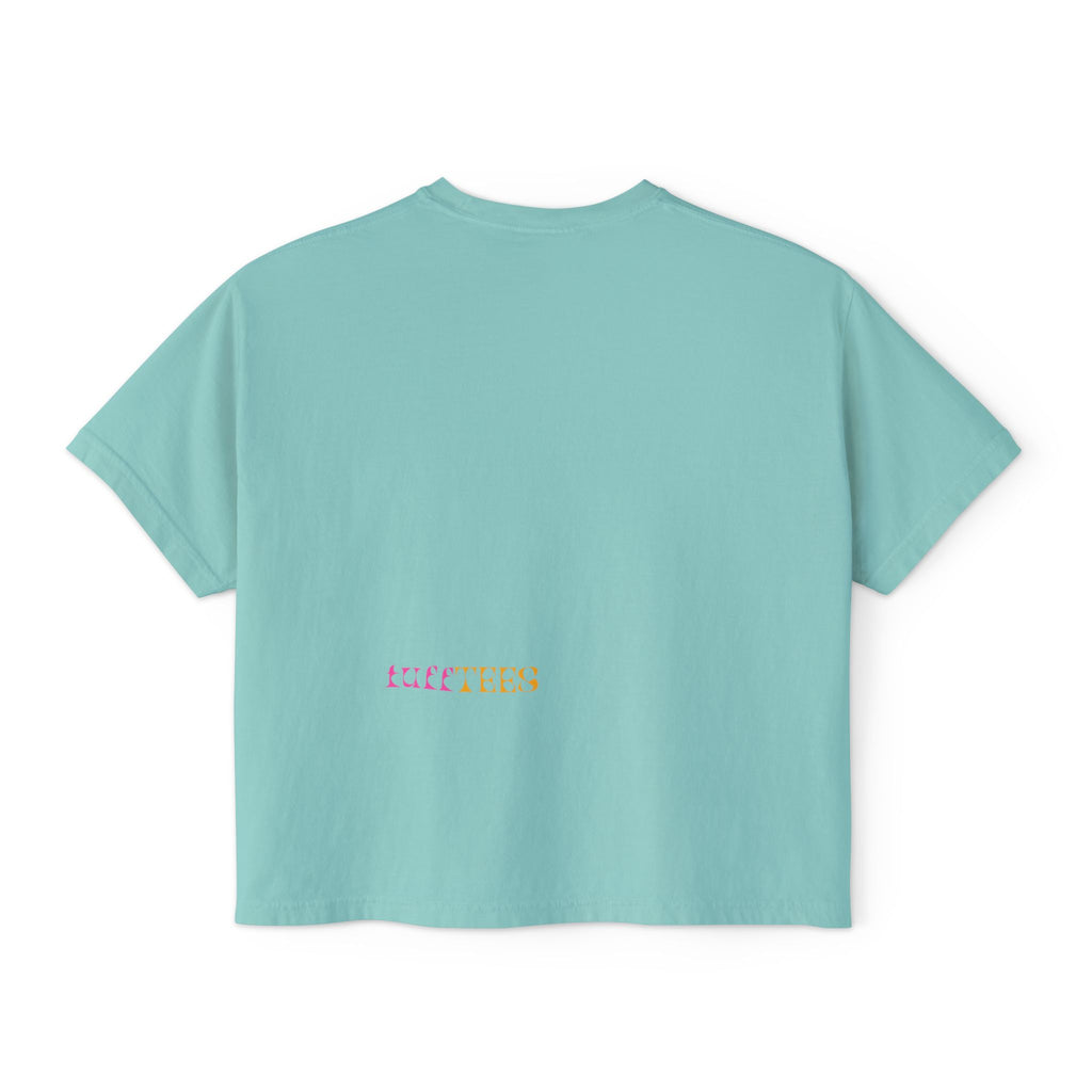 PB&J Cartoon Women's Boxy Tee — Cute Peanut Butter & Jelly Graphic T-Shirt