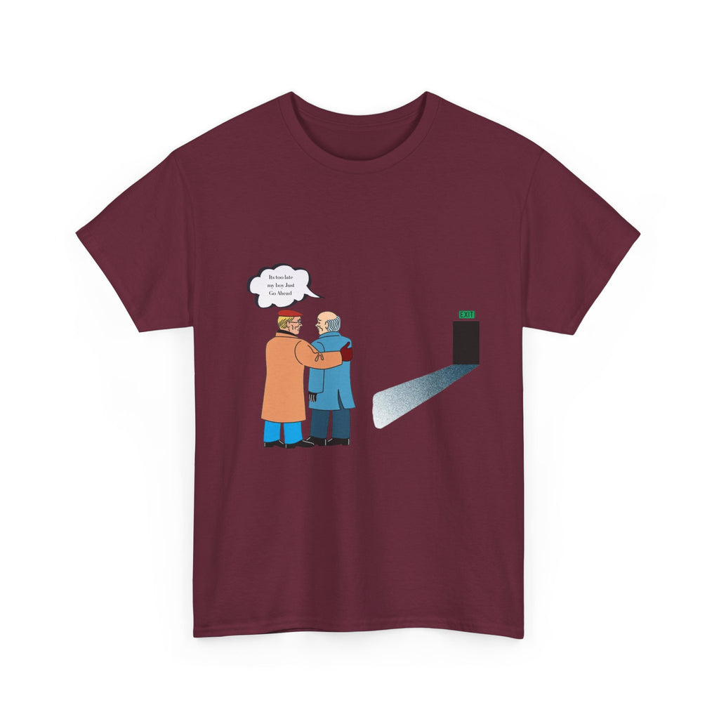 T-Shirt — Retro Hug Cartoon Tee with 'We're In This Together' Speech Bubble