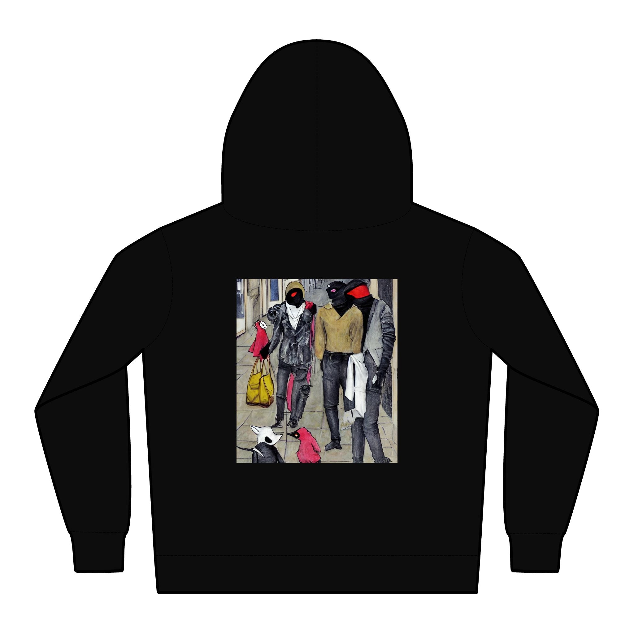 Kids Relax Hoodie — Street Art Graphic Youth Hoodie with 'KUFFTEES' Logo