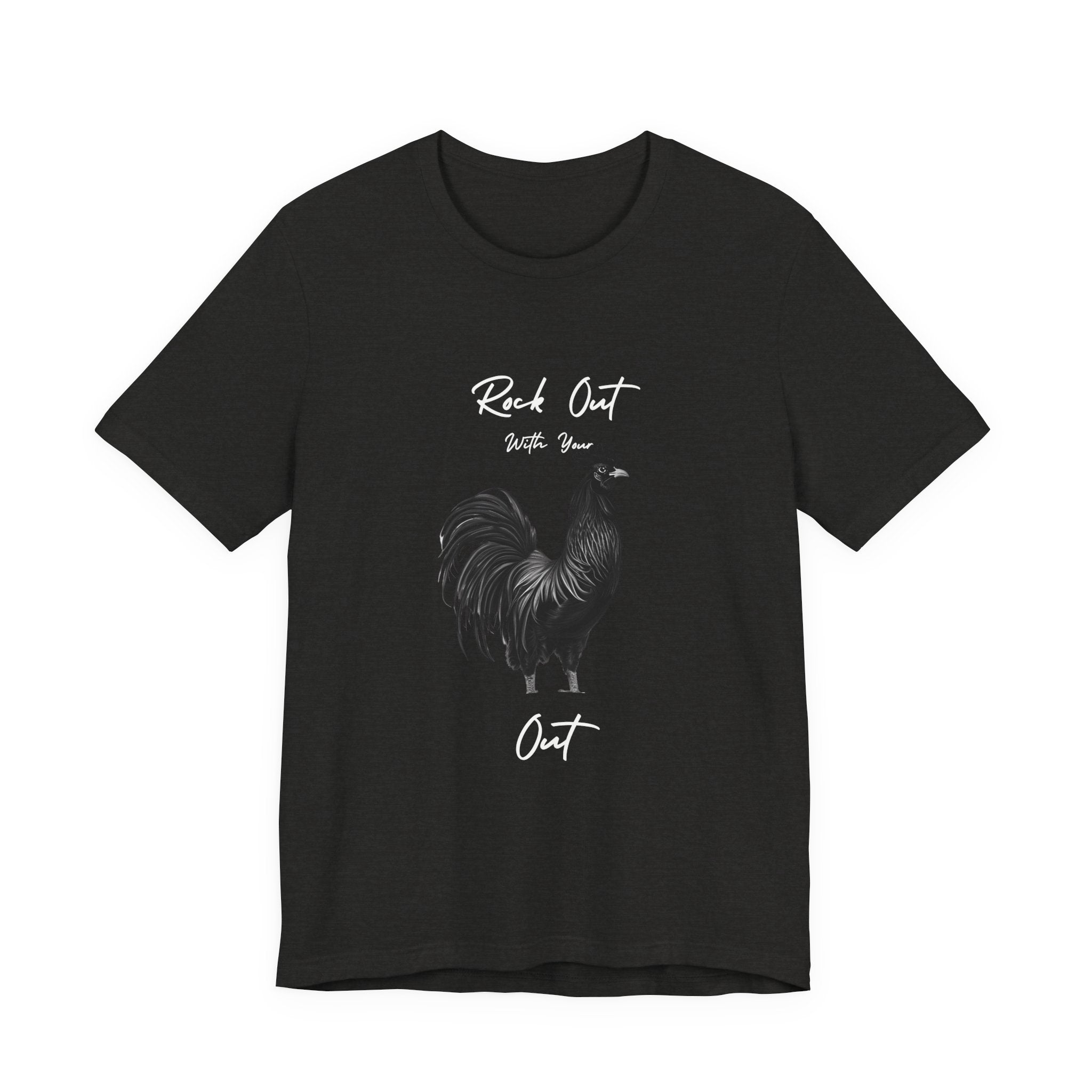 Rooster Silhouette Tee — Vintage Farmhouse Chicken T-Shirt