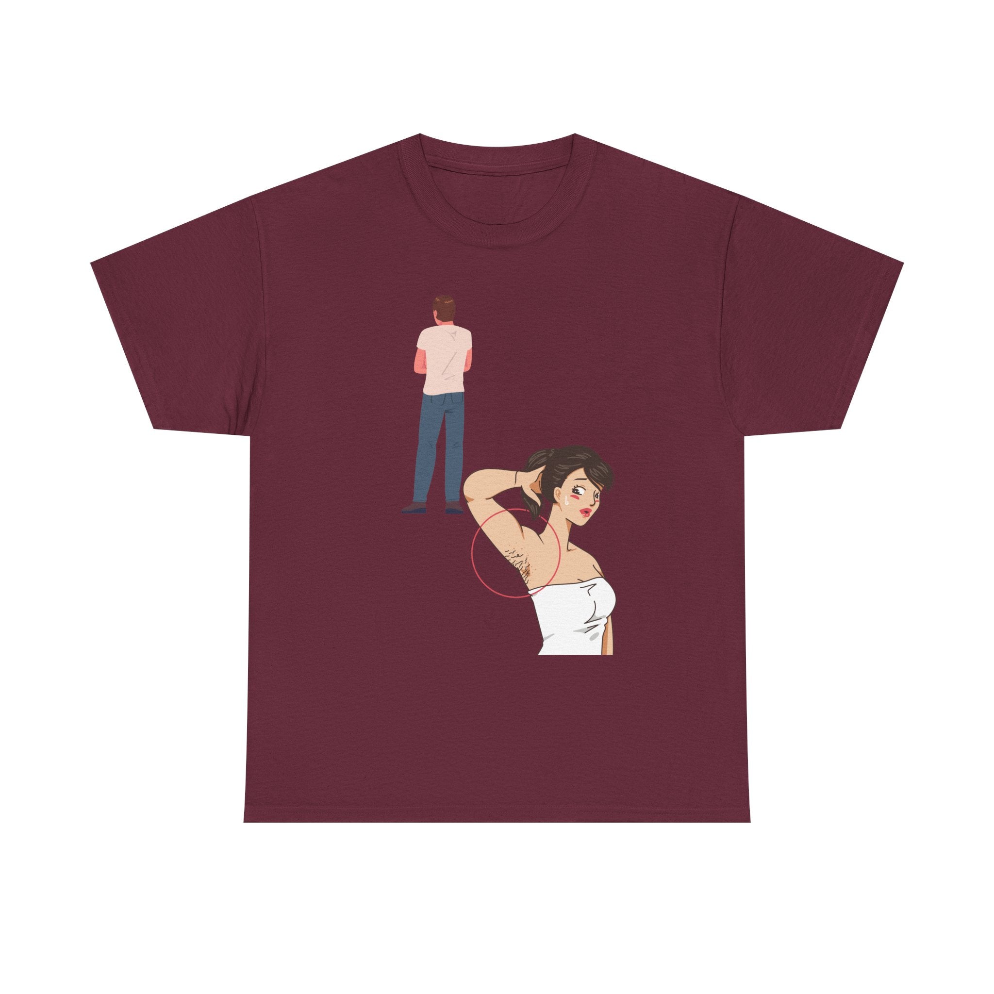 Retro Couple Illustration Tee — “Keep It Fresh” Graphic Cotton T-Shirt