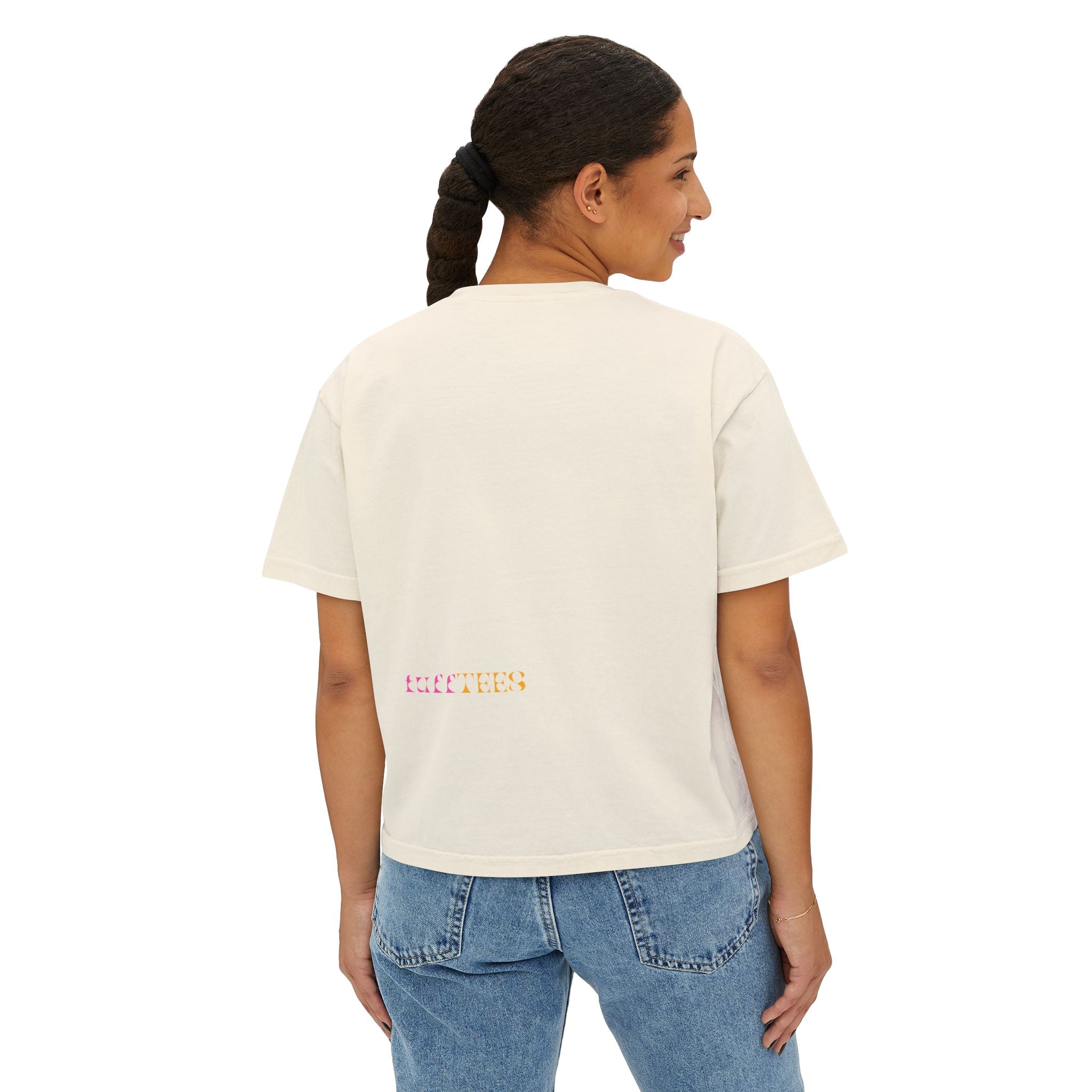 PB&J Cartoon Women's Boxy Tee — Cute Peanut Butter & Jelly Graphic T-Shirt