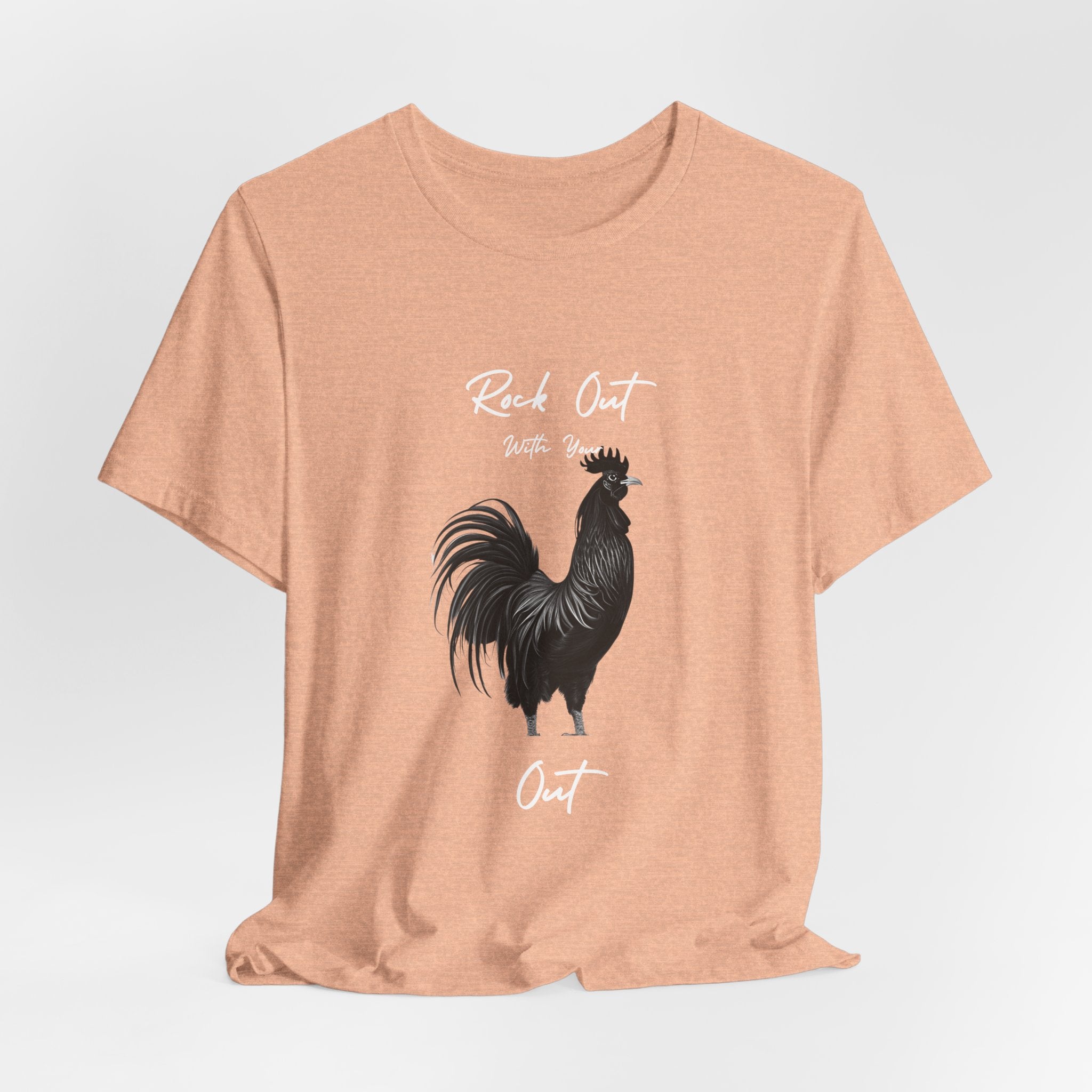 Rooster Silhouette Tee — Vintage Farmhouse Chicken T-Shirt