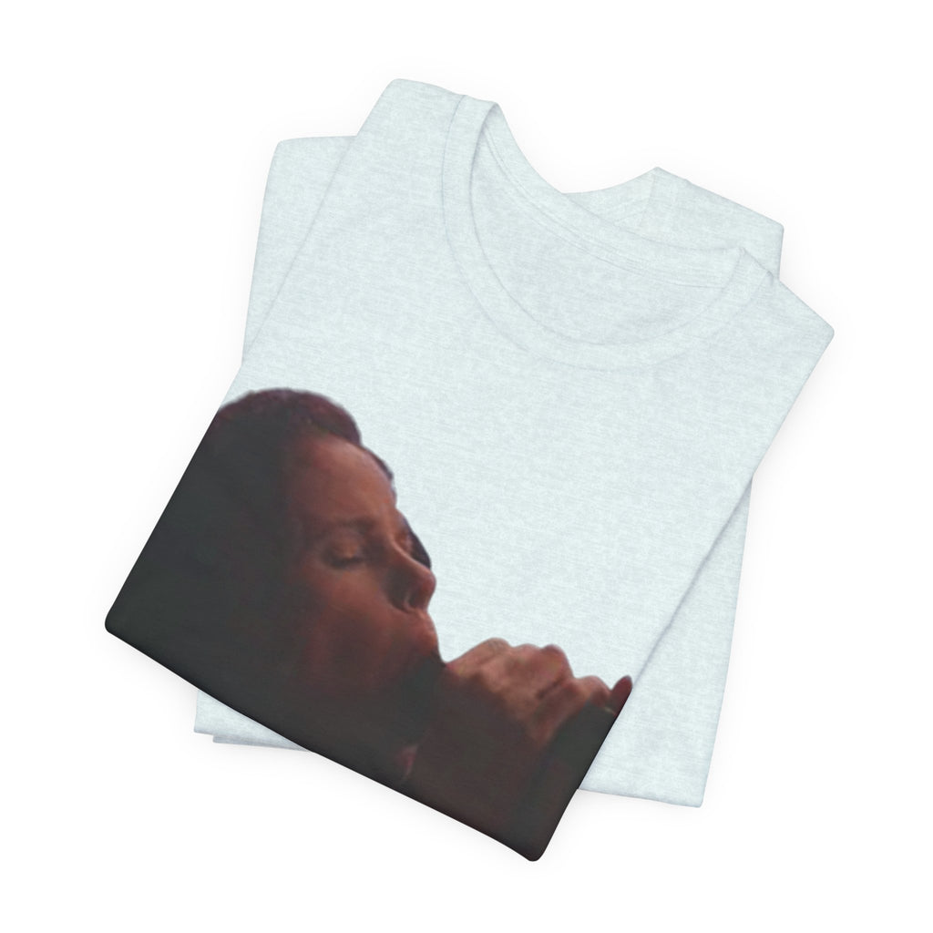 T‑Shirt — Vintage Moody Photo Tee with 'What I Happen to Be Nice to Suck' Text
