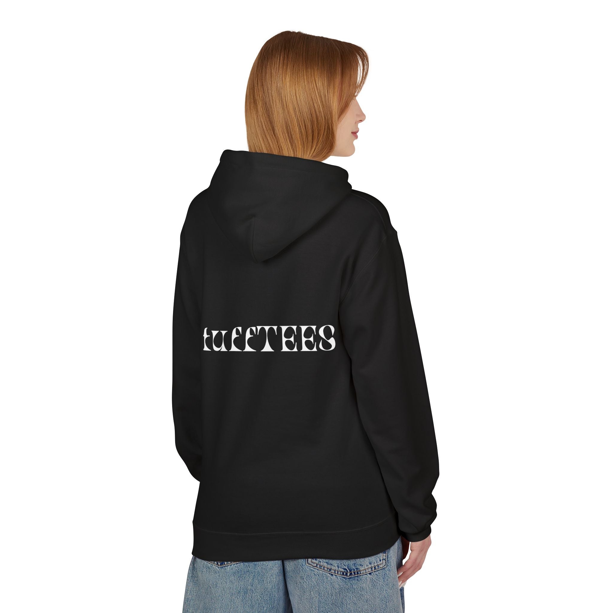 NSO Graphic Hoodie — Pink Brushstroke Logo Pullover