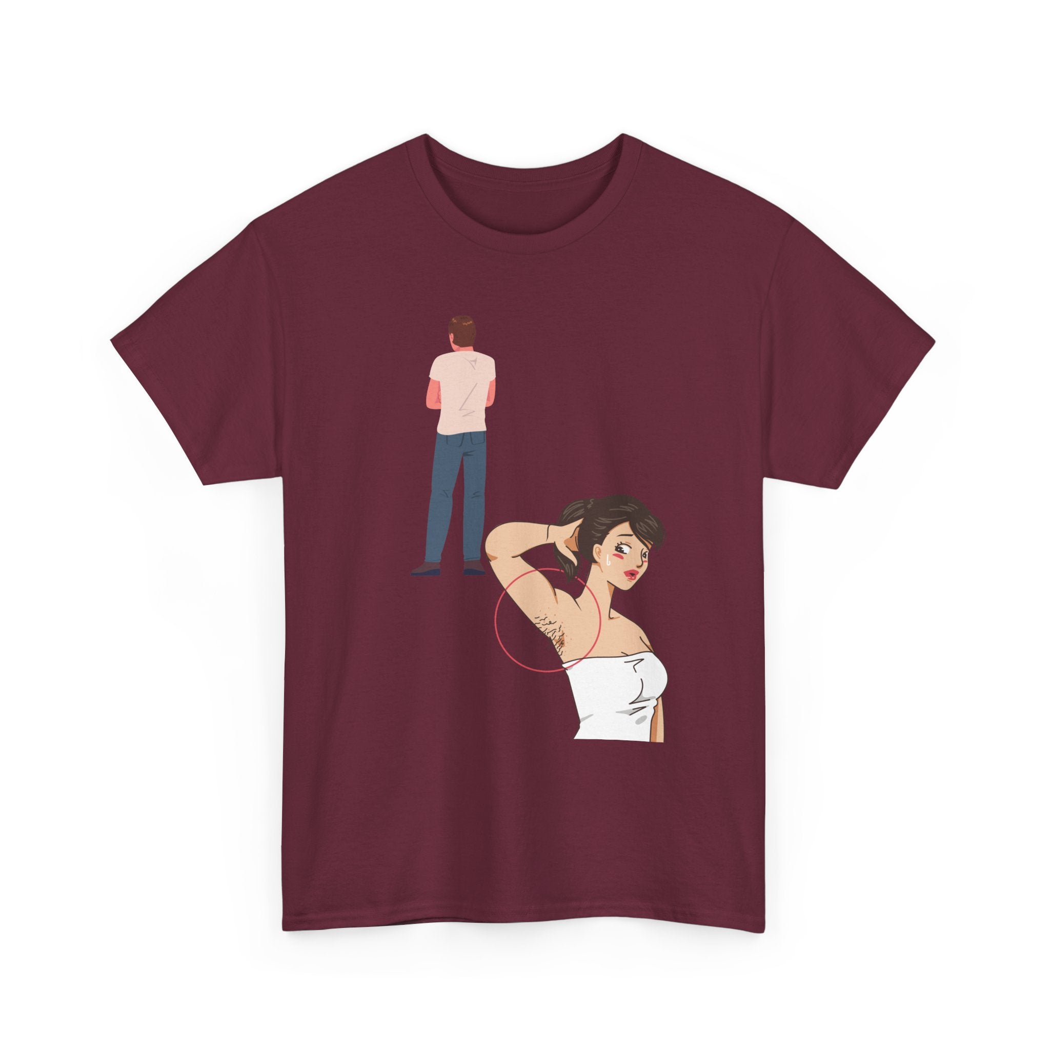 Retro Couple Illustration Tee — “Keep It Fresh” Graphic Cotton T-Shirt