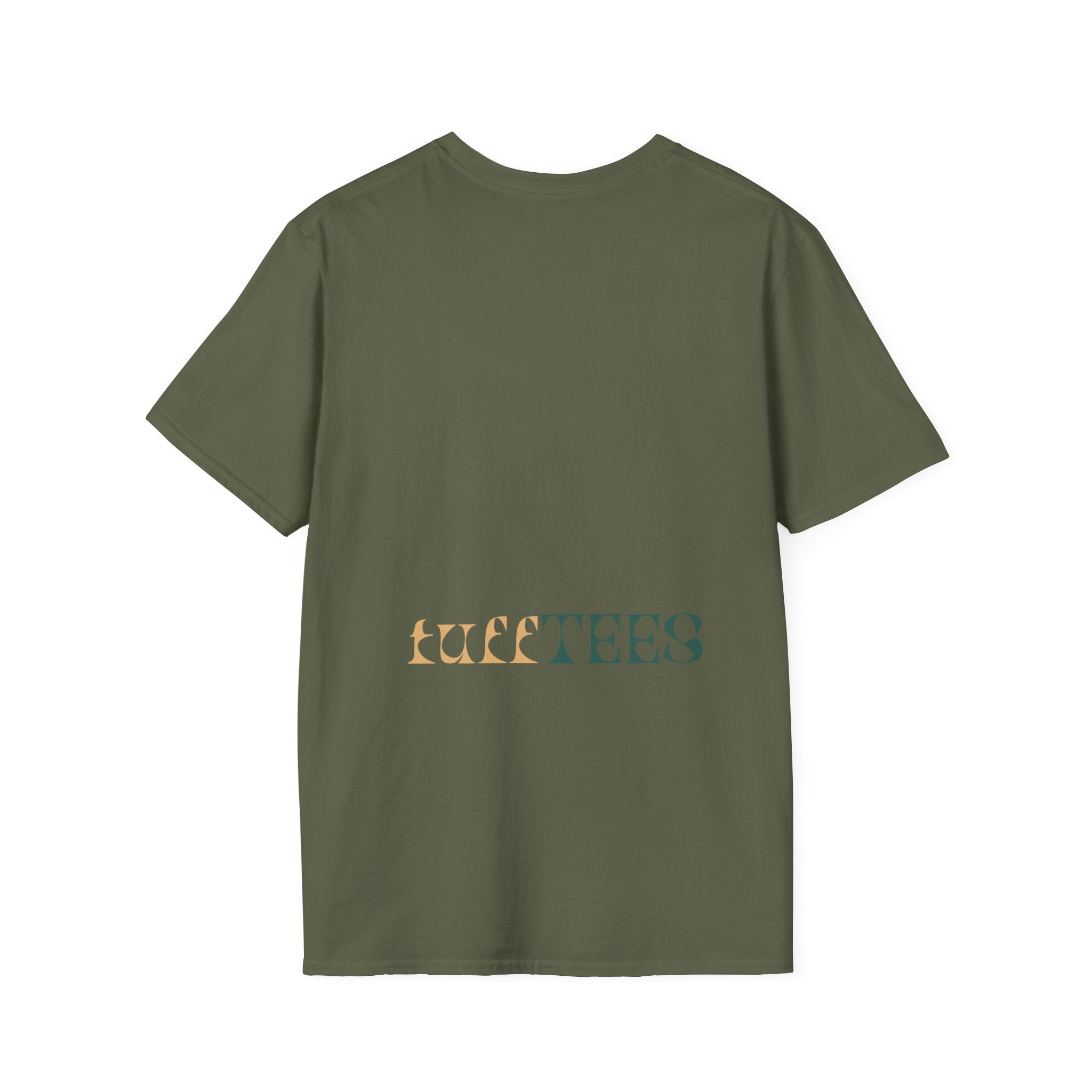 Don't Watch Face — Graphic T‑Shirt with Gold Watch Design