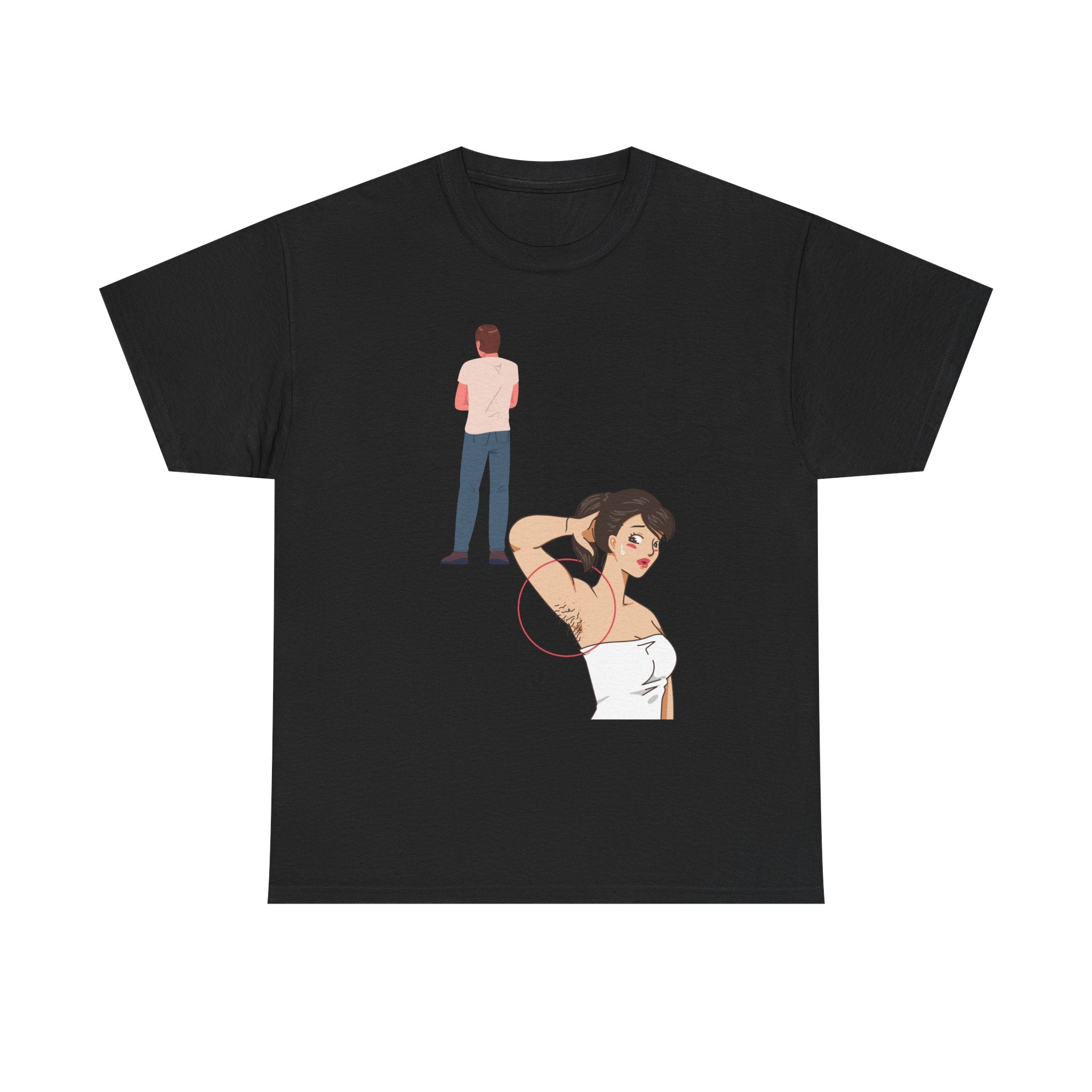 Retro Couple Illustration Tee — “Keep It Fresh” Graphic Cotton T-Shirt