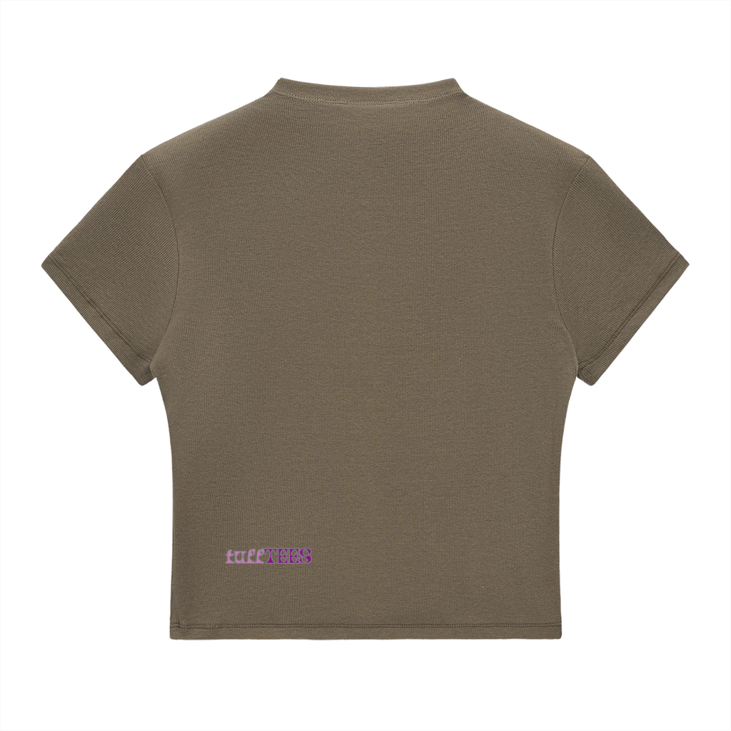 anime girl Slim Fit Mock Neck T-Shirt