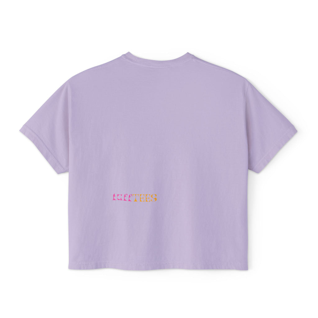 PB&J Cartoon Women's Boxy Tee — Cute Peanut Butter & Jelly Graphic T-Shirt