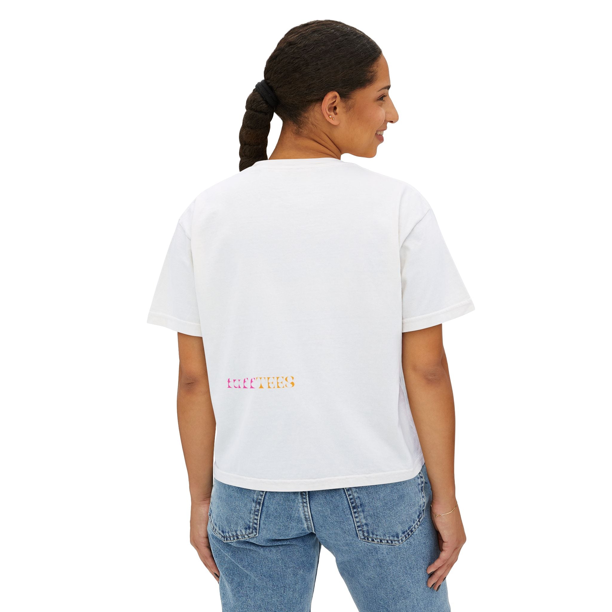PB&J Cartoon Women's Boxy Tee — Cute Peanut Butter & Jelly Graphic T-Shirt
