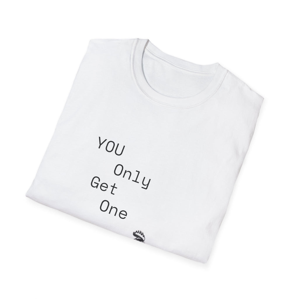 T-Shirt — “You Only Get One” Rooster Graphic Tee