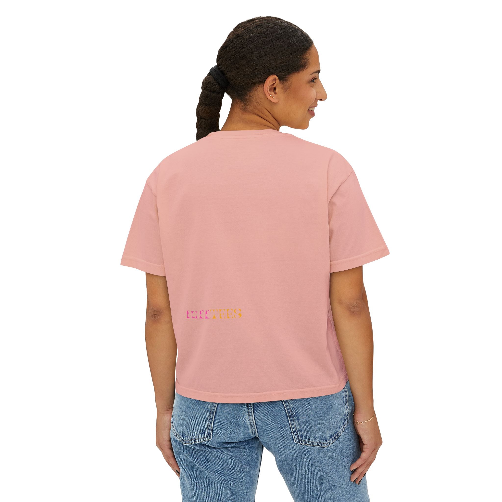 PB&J Cartoon Women's Boxy Tee — Cute Peanut Butter & Jelly Graphic T-Shirt