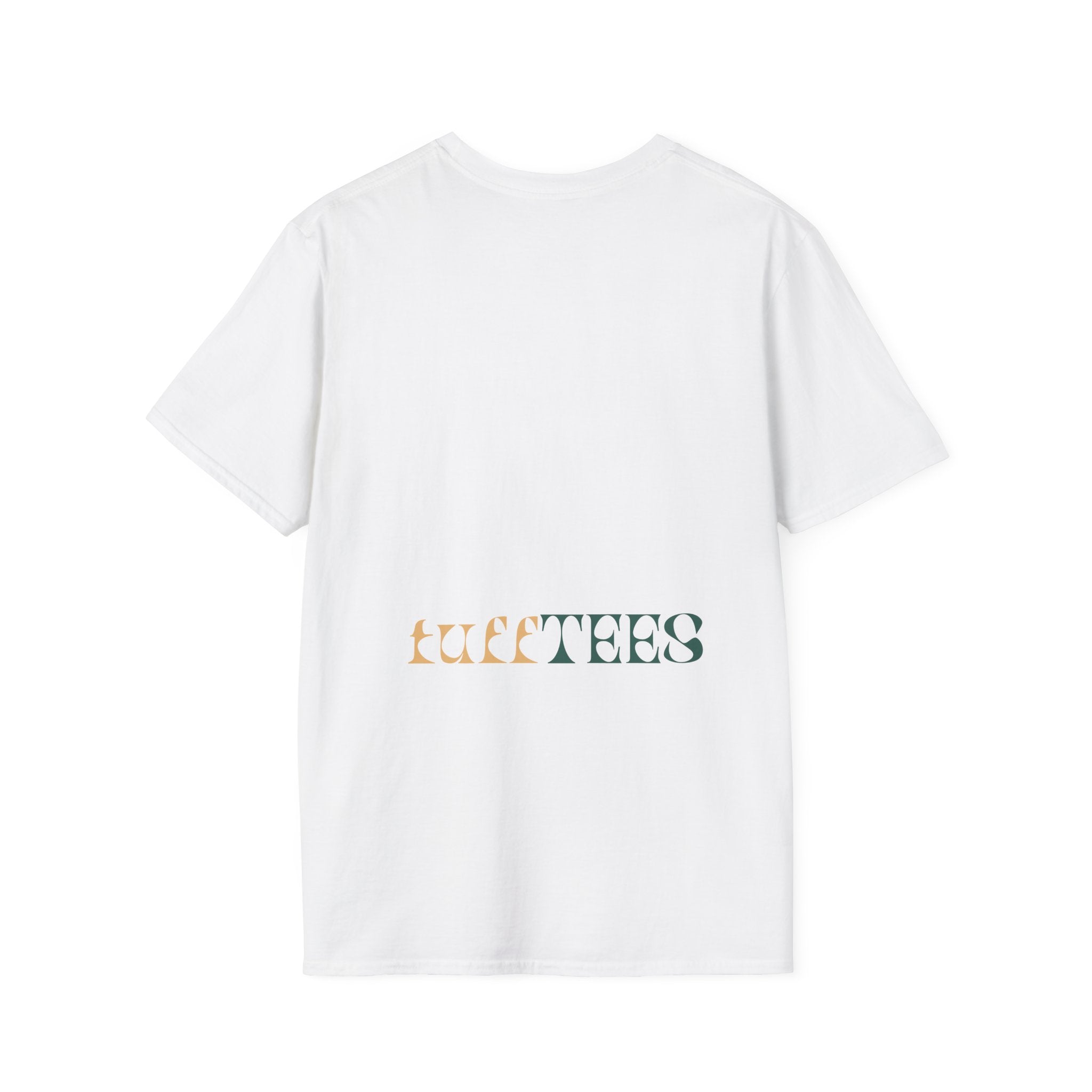Don't Watch Face — Graphic T‑Shirt with Gold Watch Design