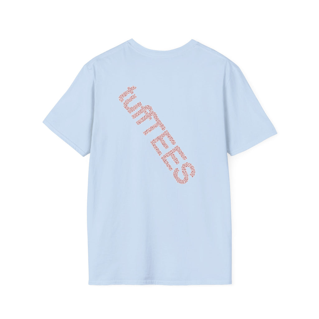 Yes Floral Graphic T-Shirt — Pink Petal Typography Tee