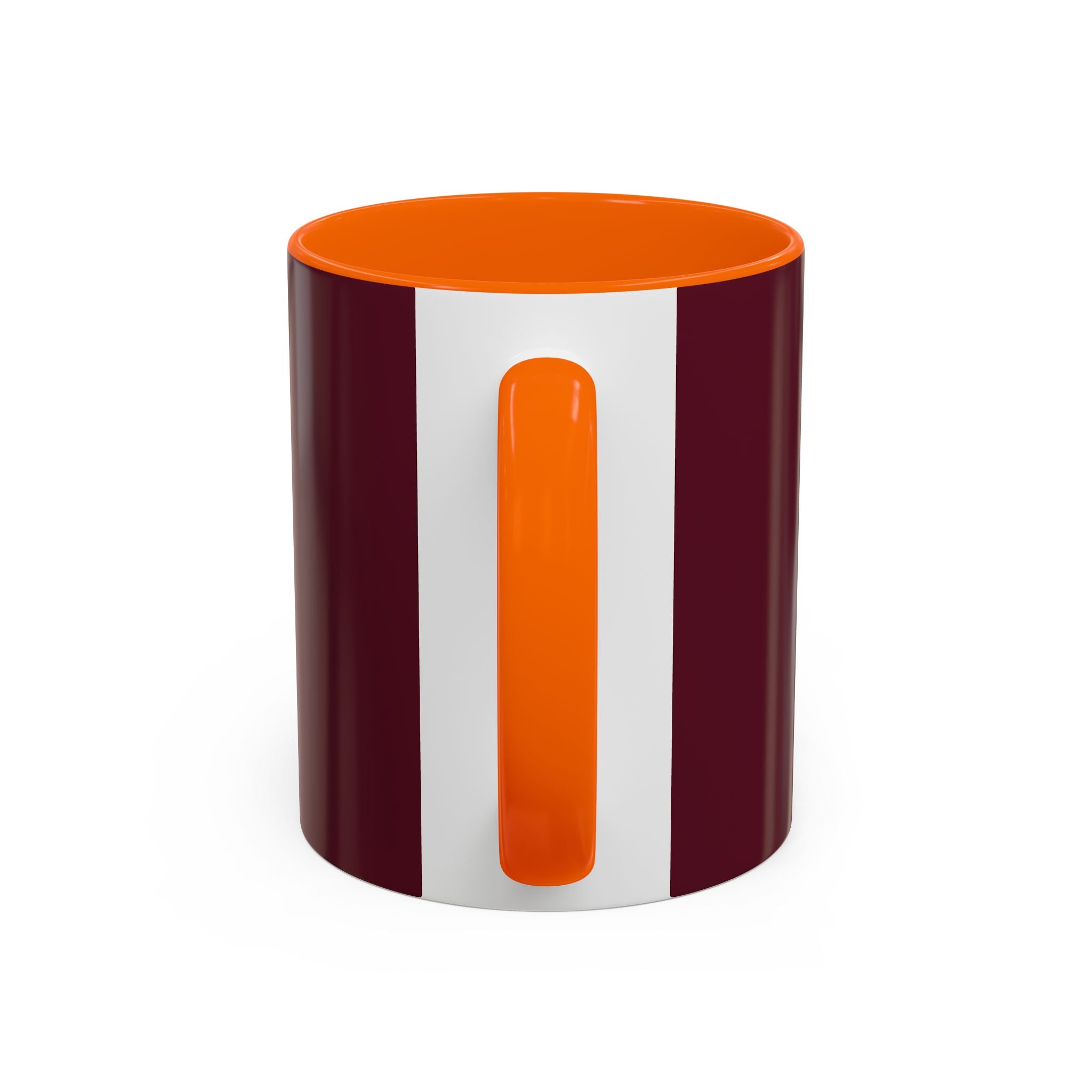 Proverbs 6:9 Burgundy Accent Coffee Mug – Inspirational Scripture Ceramic Mug