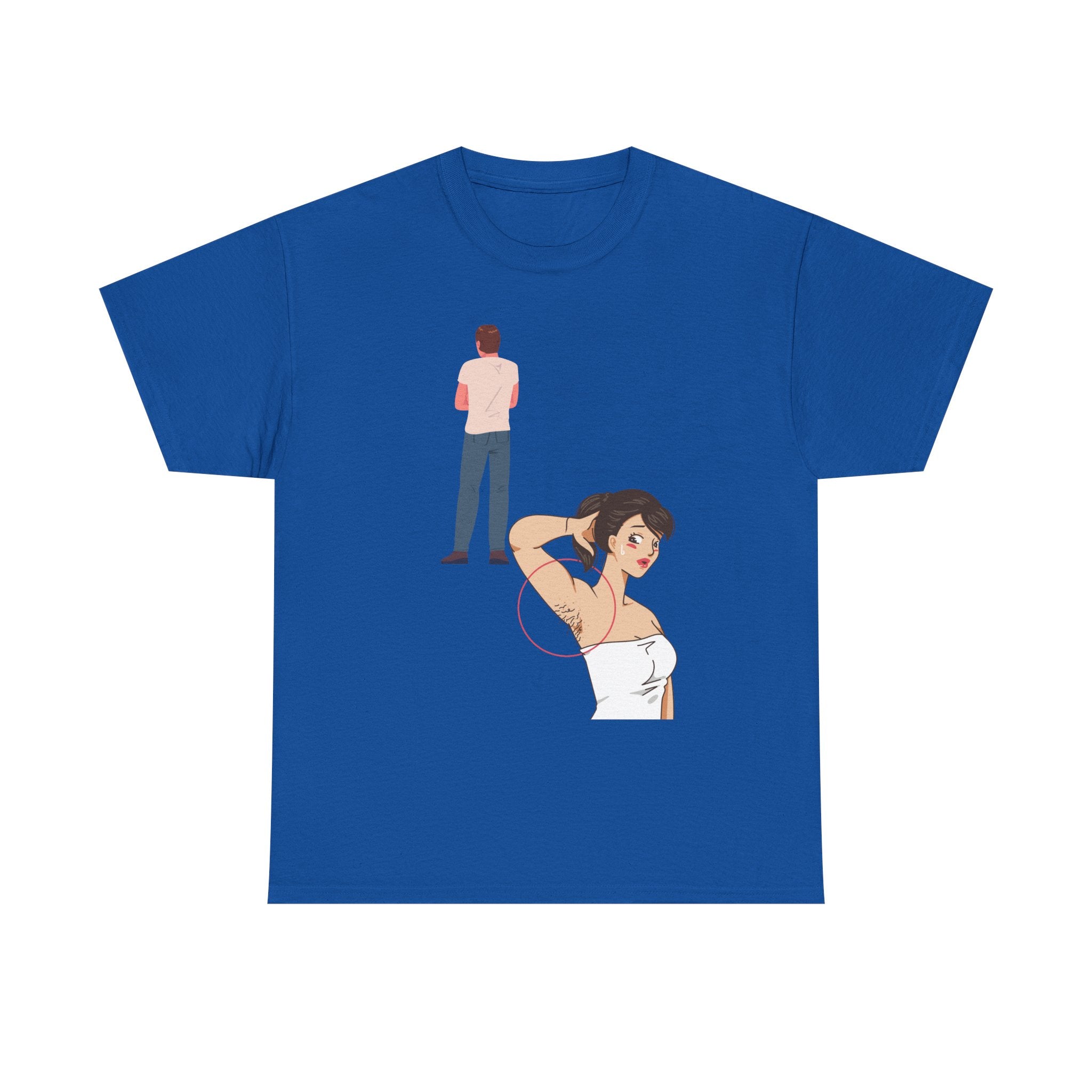 Retro Couple Illustration Tee — “Keep It Fresh” Graphic Cotton T-Shirt