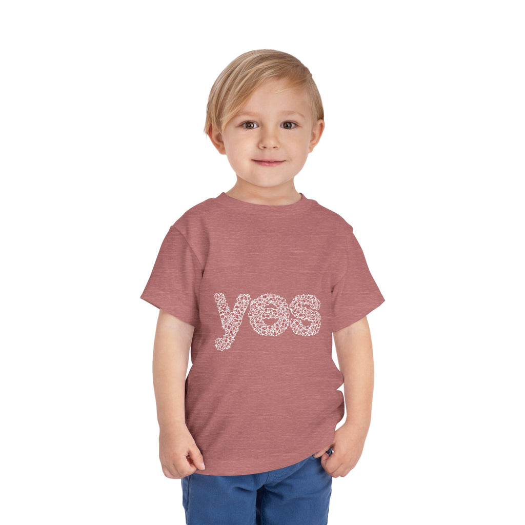 Toddler "yes" no Tuff Tee
