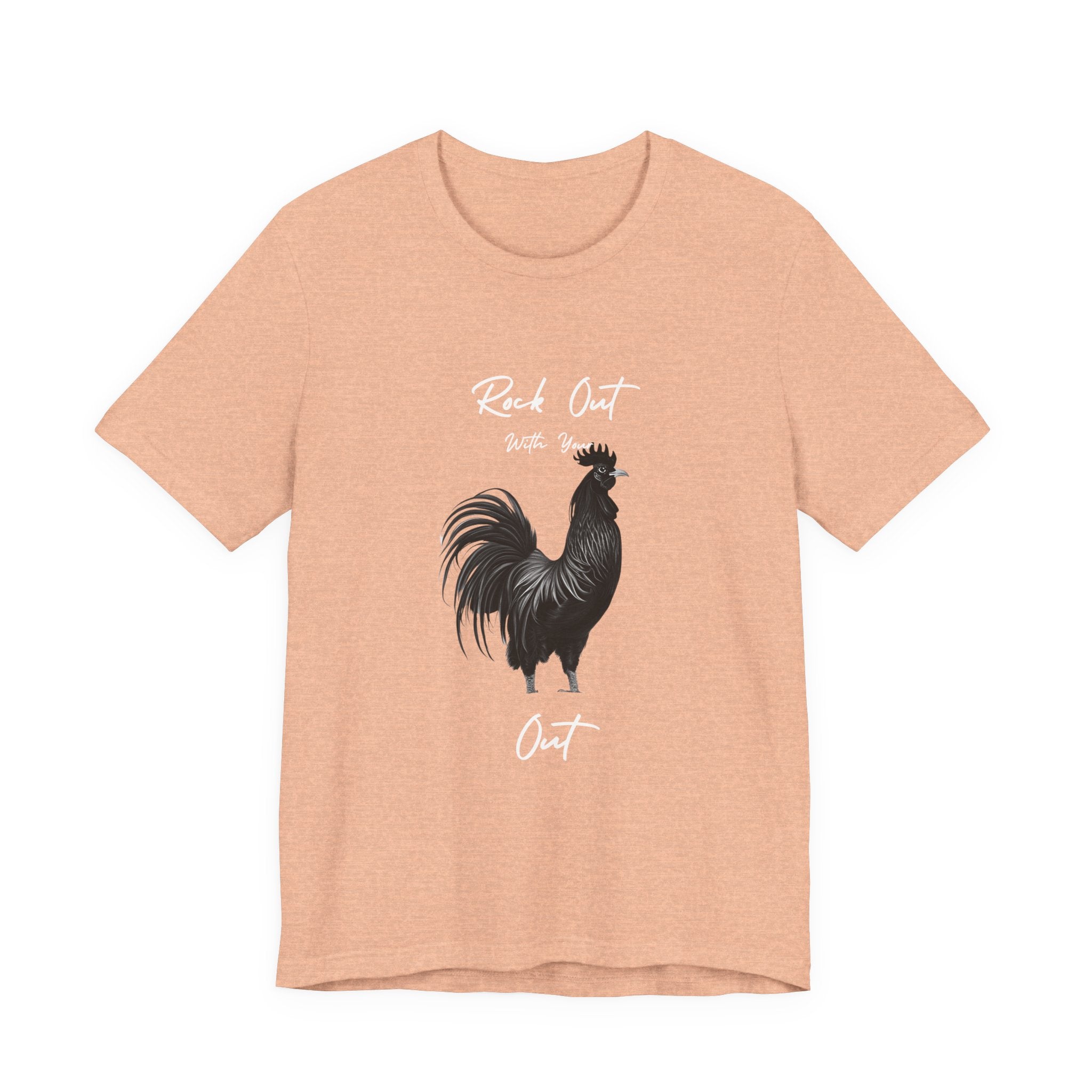 Rooster Silhouette Tee — Vintage Farmhouse Chicken T-Shirt