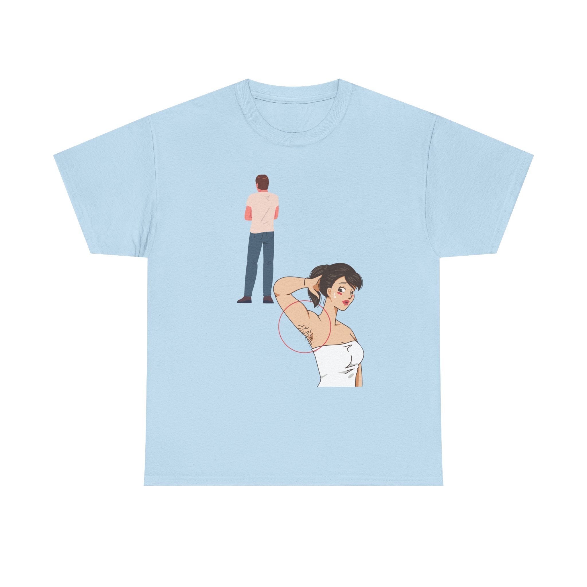Retro Couple Illustration Tee — “Keep It Fresh” Graphic Cotton T-Shirt