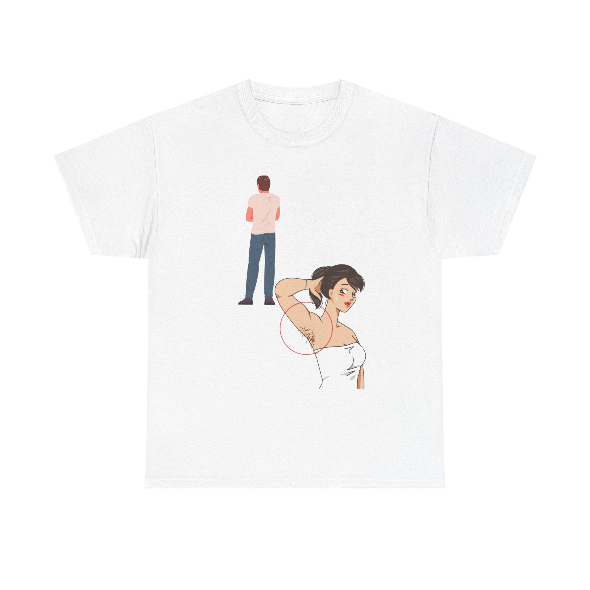 Retro Couple Illustration Tee — “Keep It Fresh” Graphic Cotton T-Shirt