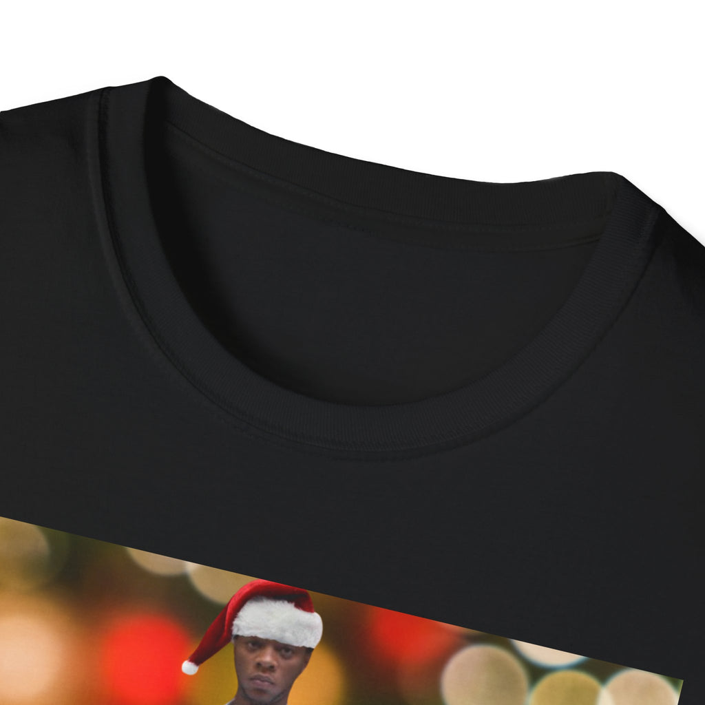 Holiday Bokeh Photo T-Shirt — Retro Photo Portrait Tee