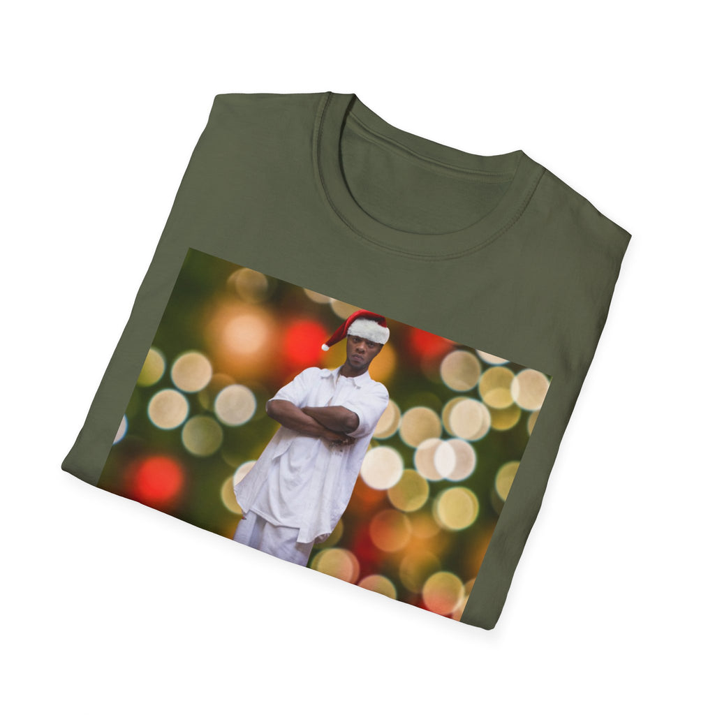 Holiday Bokeh Photo T-Shirt — Retro Photo Portrait Tee
