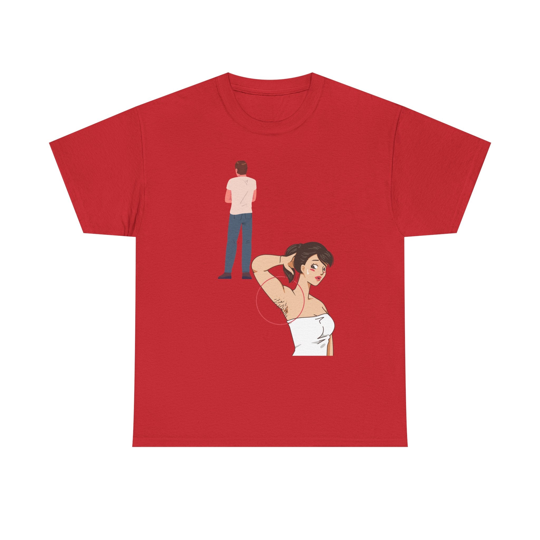 Retro Couple Illustration Tee — “Keep It Fresh” Graphic Cotton T-Shirt