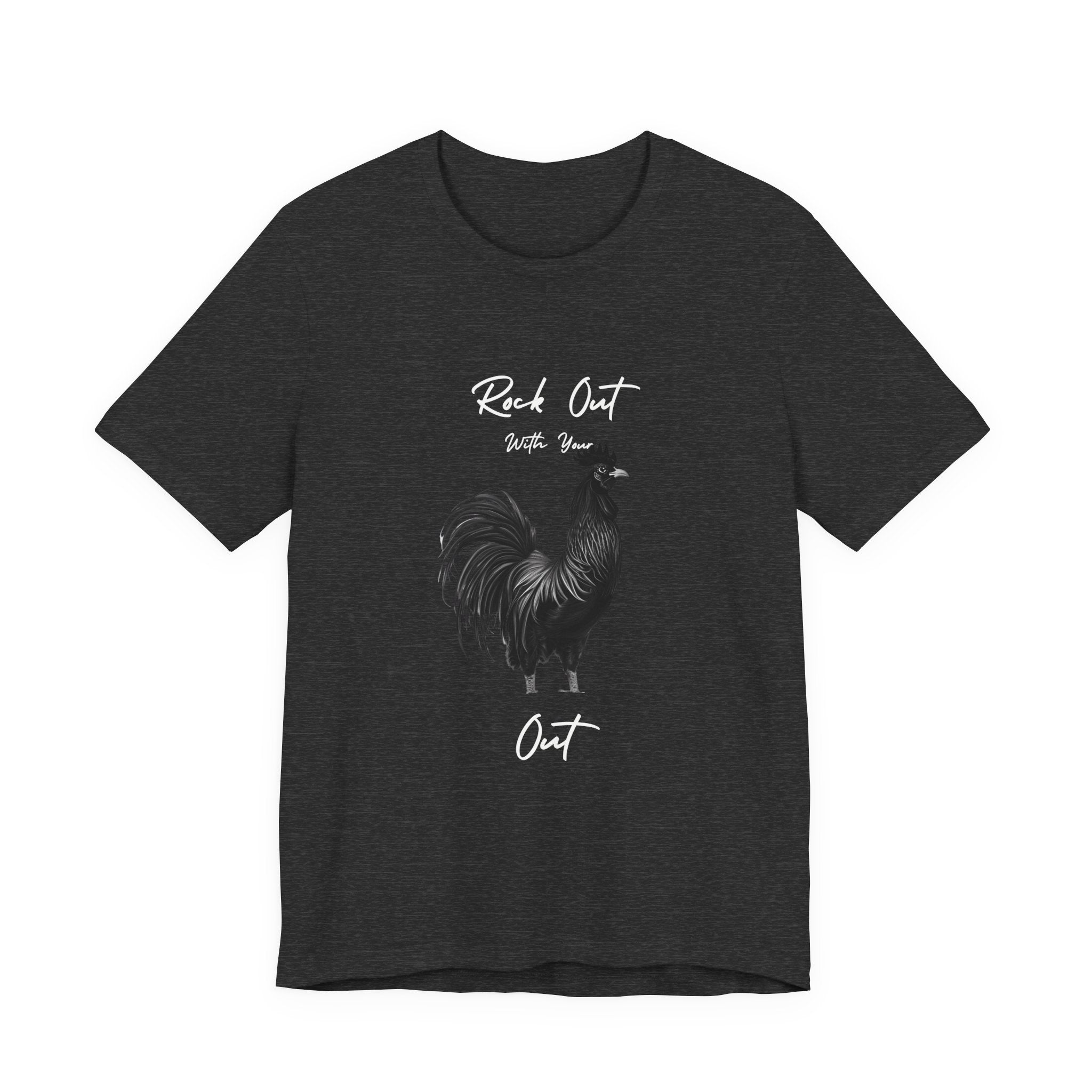 Rooster Silhouette Tee — Vintage Farmhouse Chicken T-Shirt