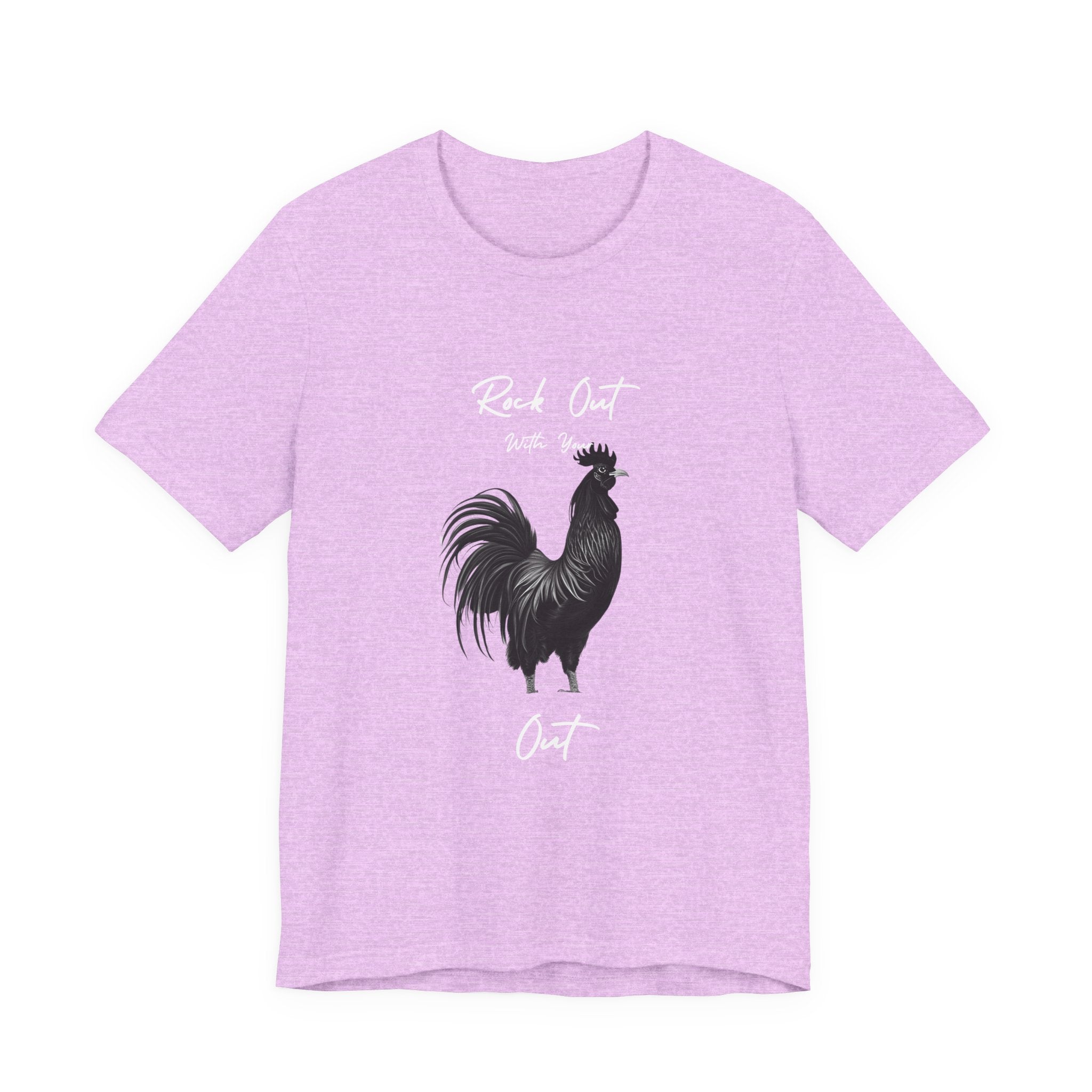 Rooster Silhouette Tee — Vintage Farmhouse Chicken T-Shirt