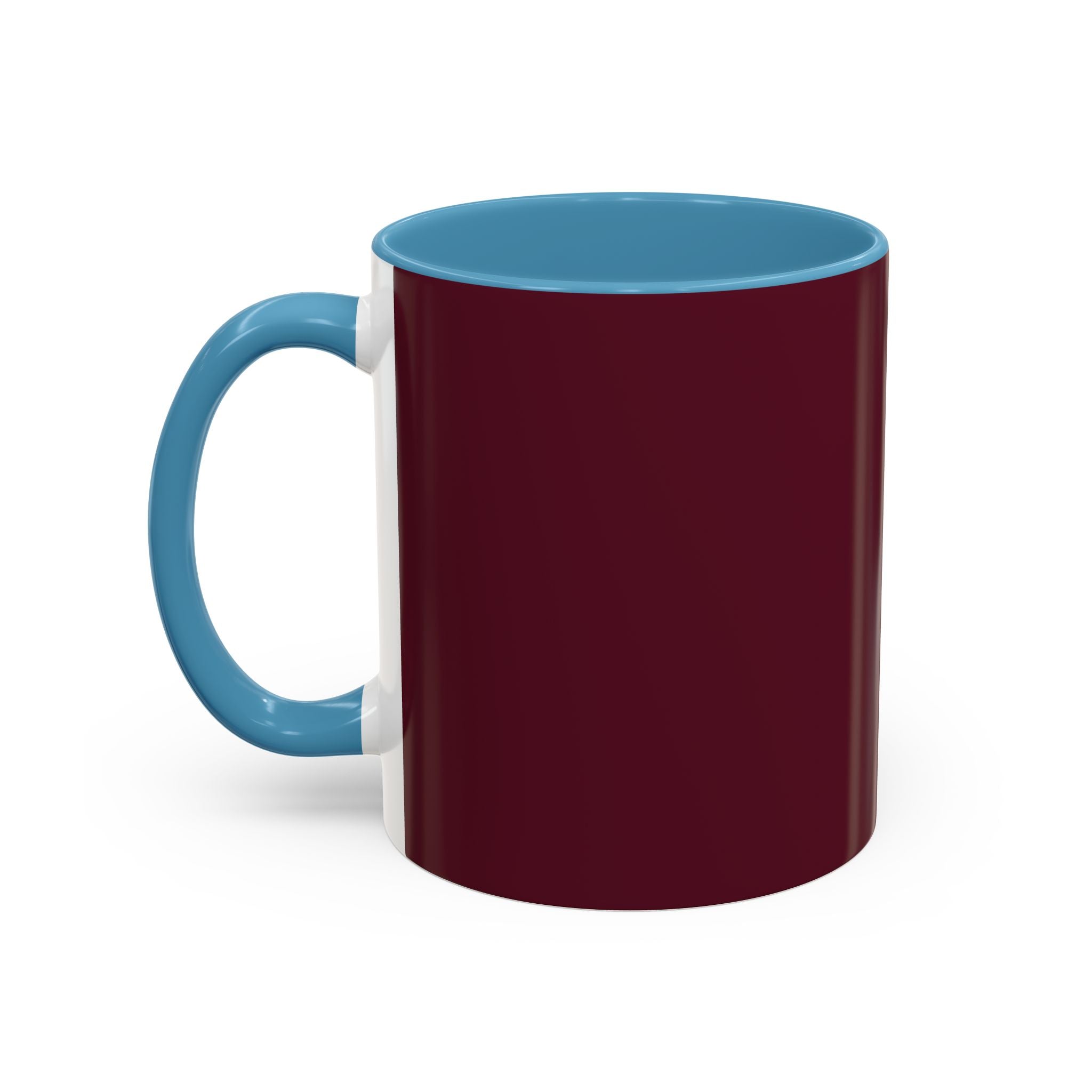 Proverbs 6:9 Burgundy Accent Coffee Mug – Inspirational Scripture Ceramic Mug
